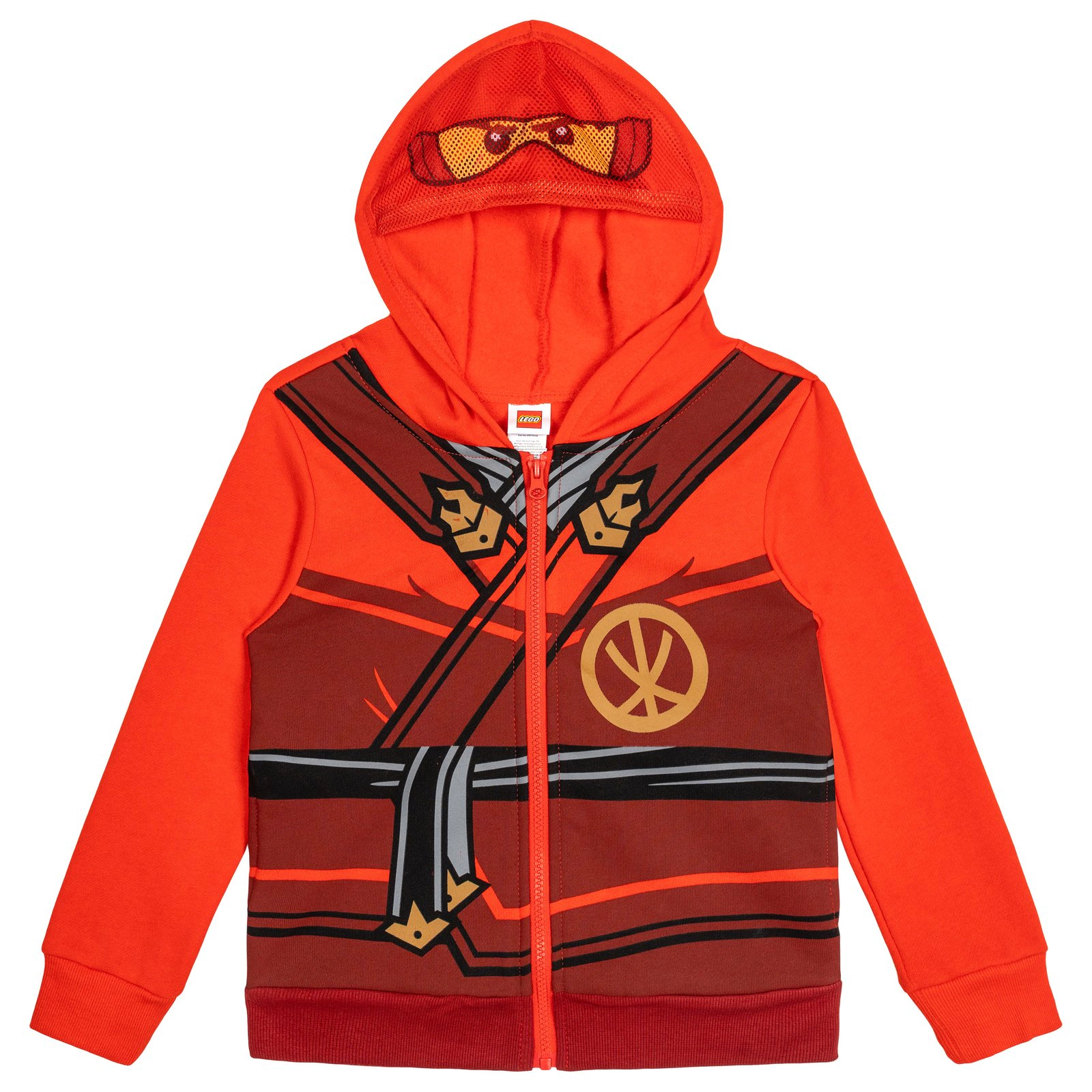 LEGO Ninjago Boys' Cosplay Fleece Zip-Up Hoodie