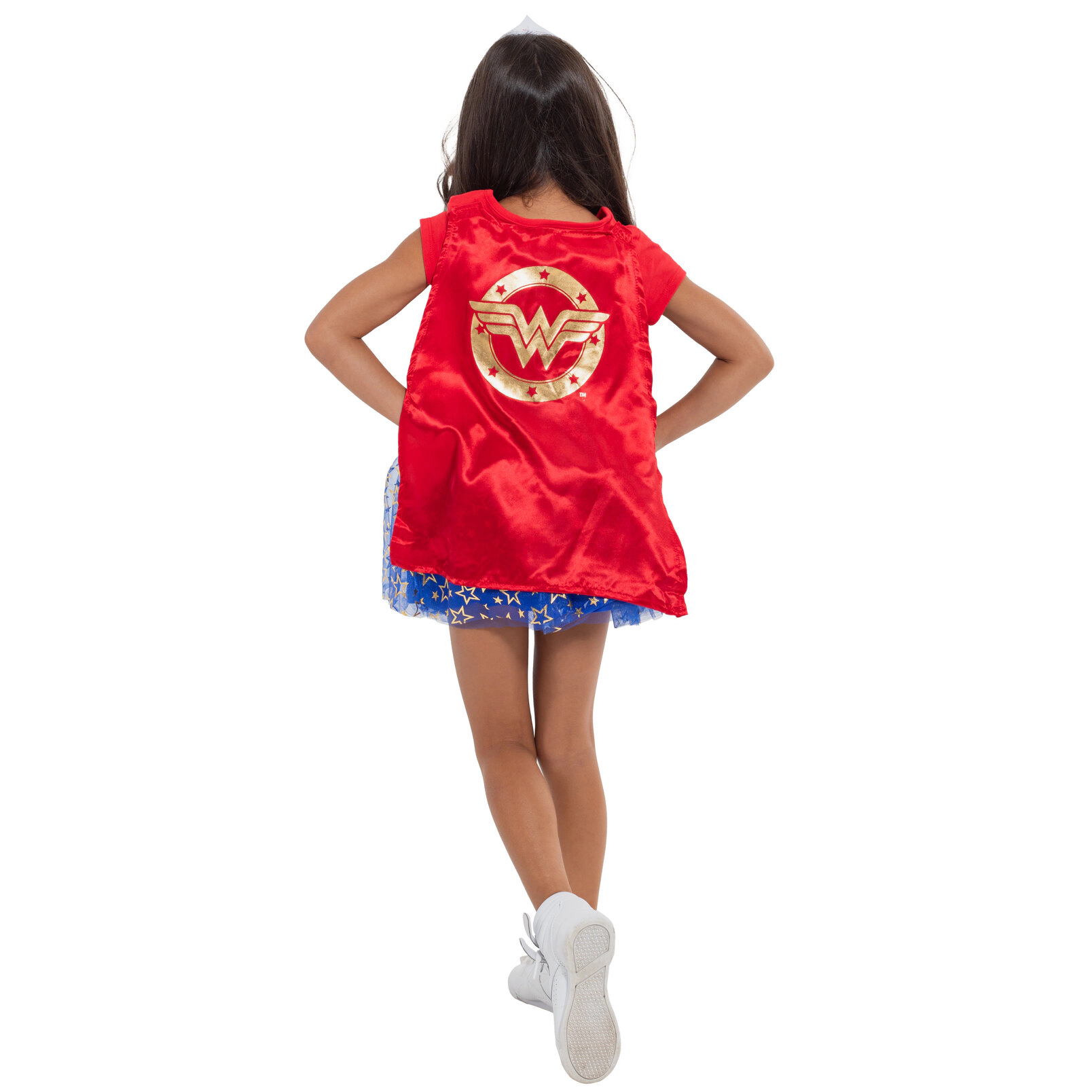 DC Comics Justice League Wonder Woman Girls' Cosplay Tee and Tutu Skirt Set