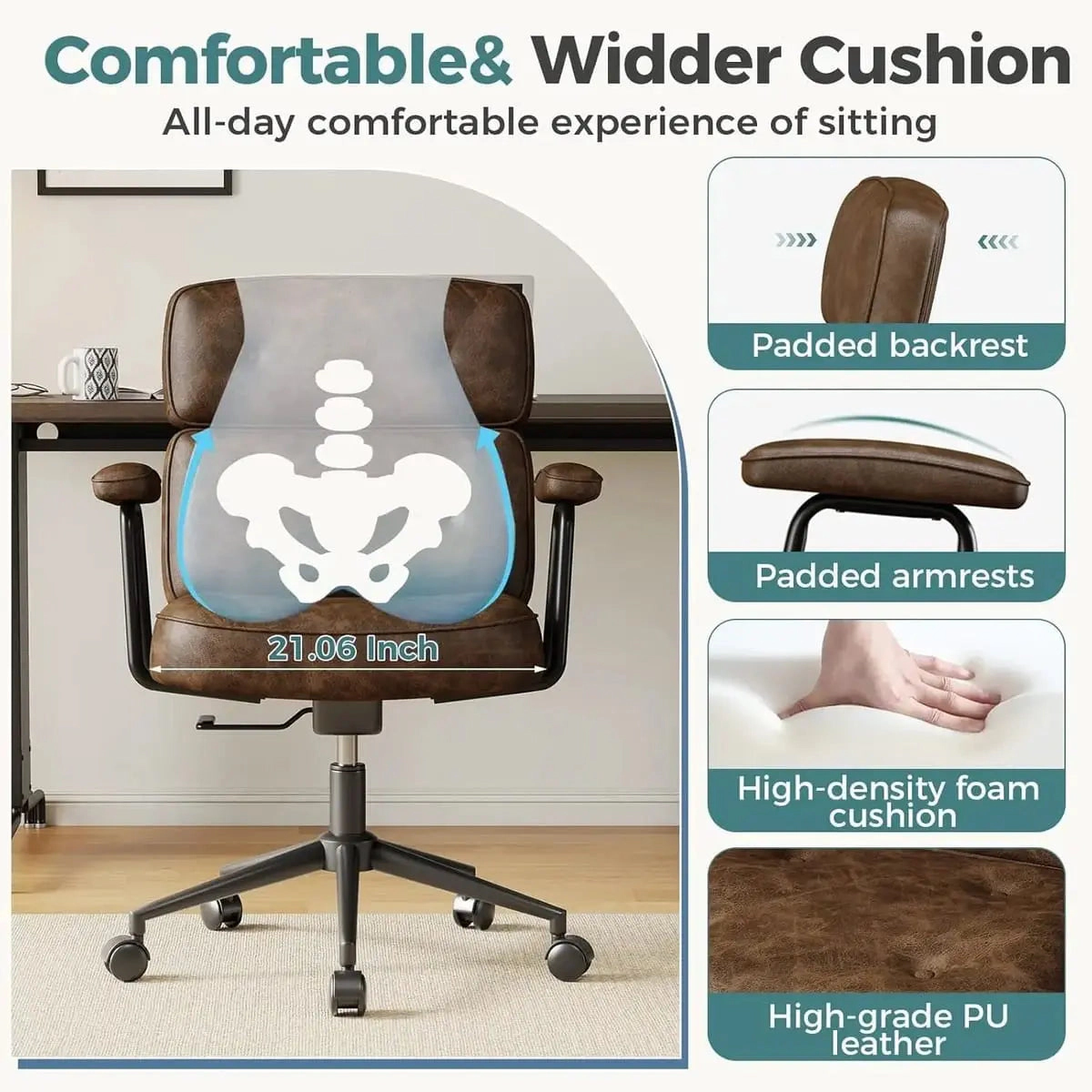 Platinum-Level Office Chairs Premium Ergonomic Office Chair With Lumbar Support And Height