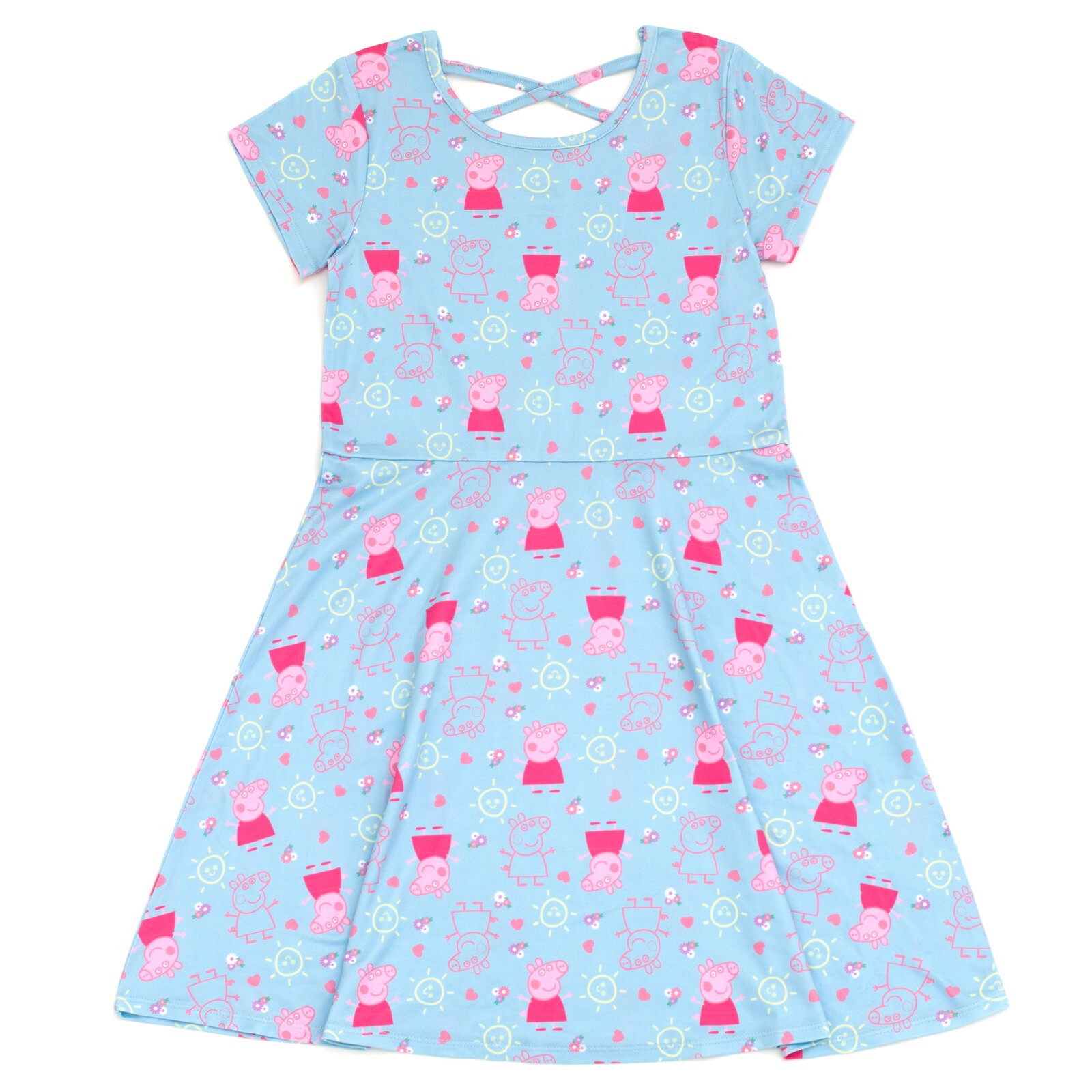 Peppa Pig Girls' 2-Pack Skater Dresses