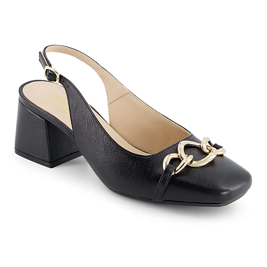 Andrea Womens Slingback Pumps With Square Toe