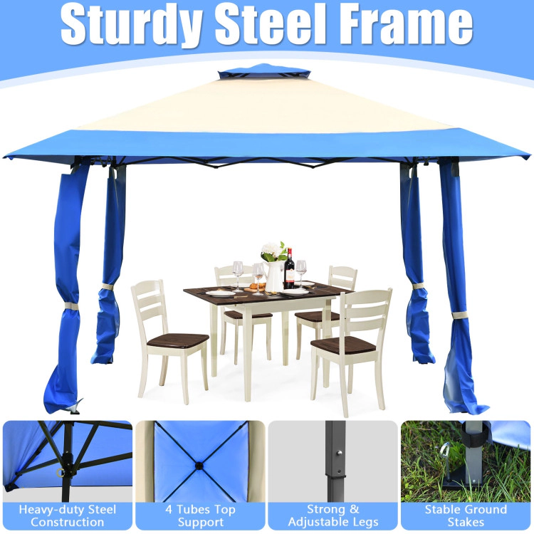 Hivvago 13 x 13 Feet Instant Pop Up Canopy Tent for Outdoor Events