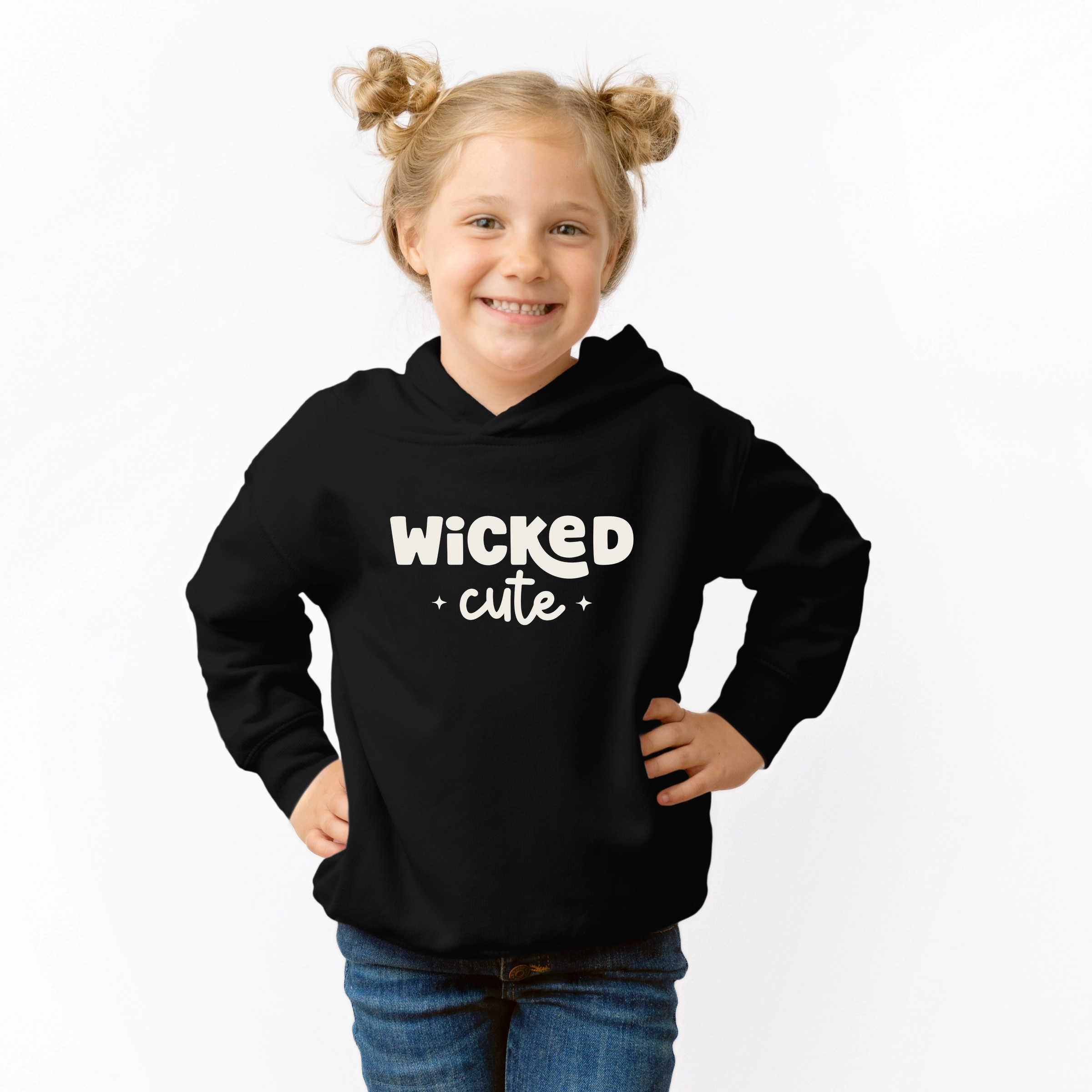 The Juniper Shop - Toddler Hoodie Wicked Cute Bold