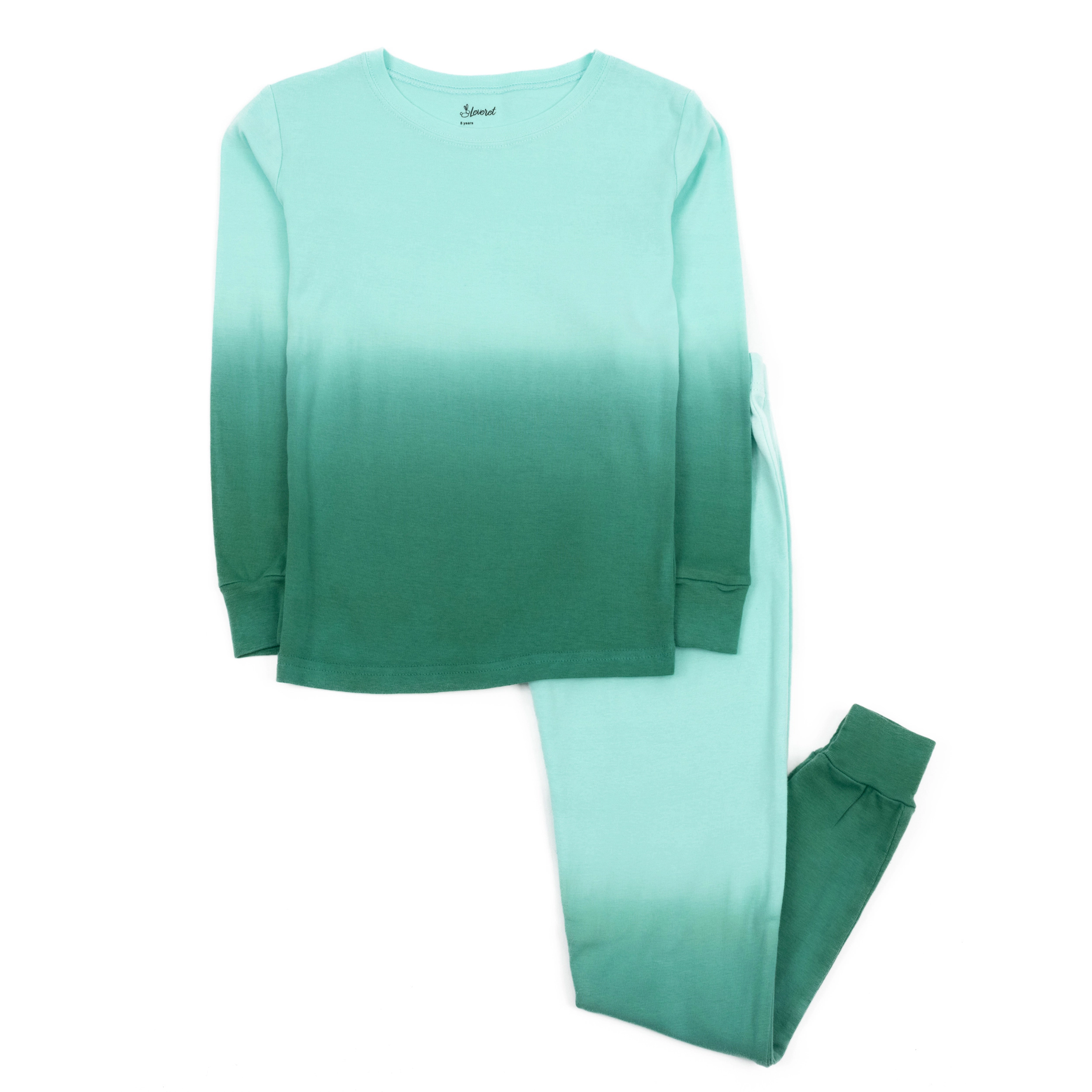 Leveret Toddler  2-Piece Ombre Cotton Snug Fit Pajama Set