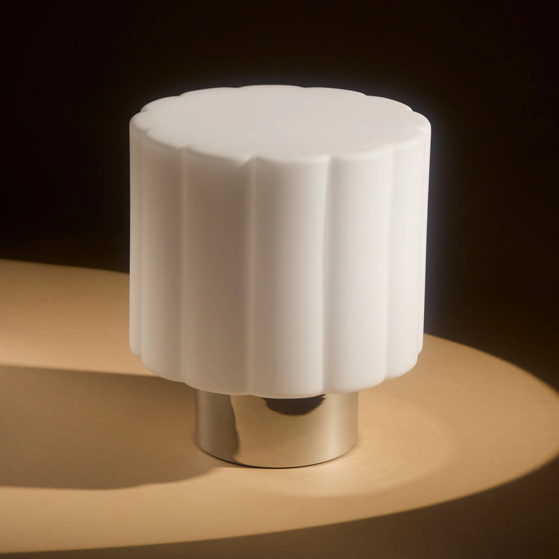 Brightech Addison Glass LED Table Lamp