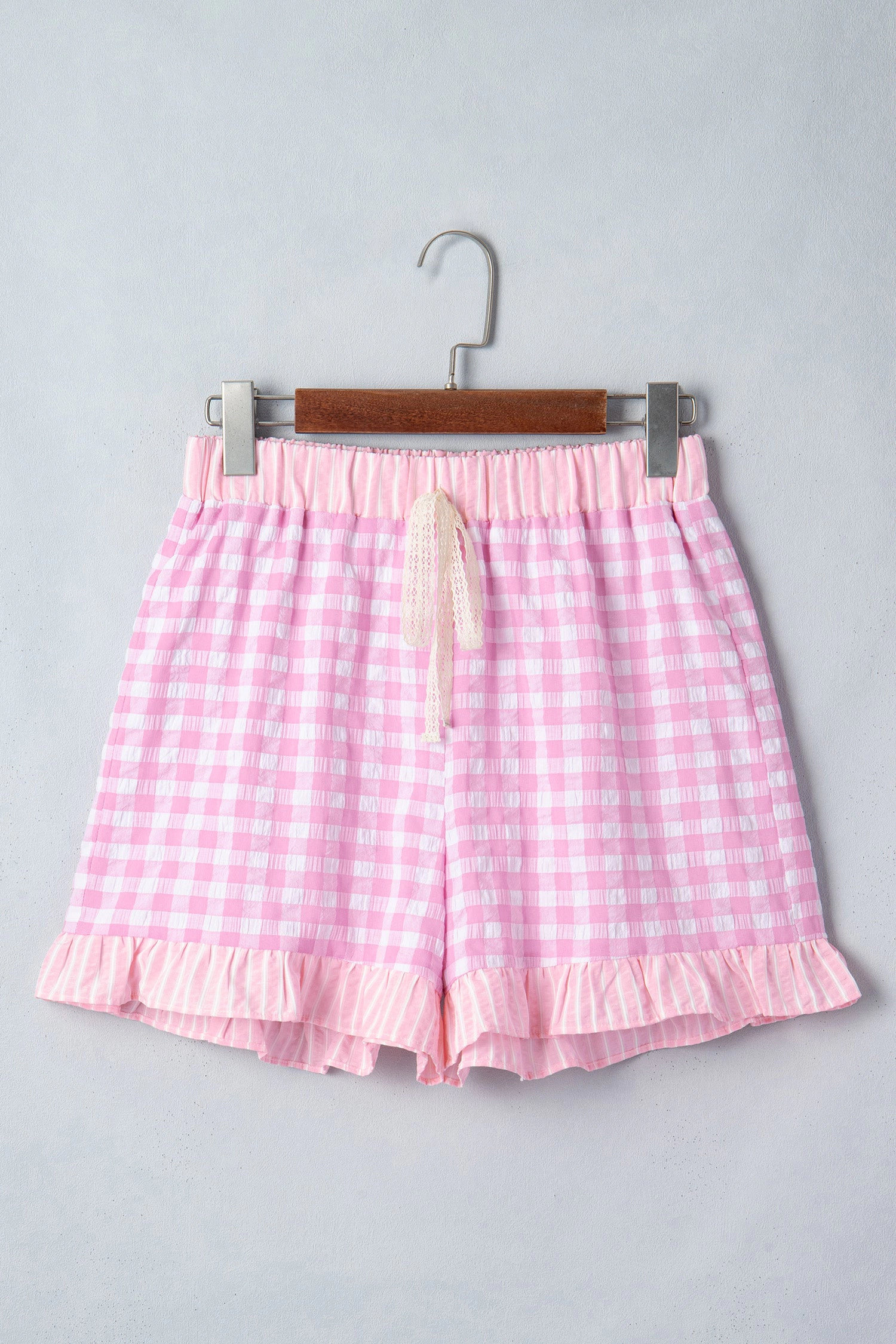 Threaded Pear Women's Arleth Detail Lace Tie Shorts