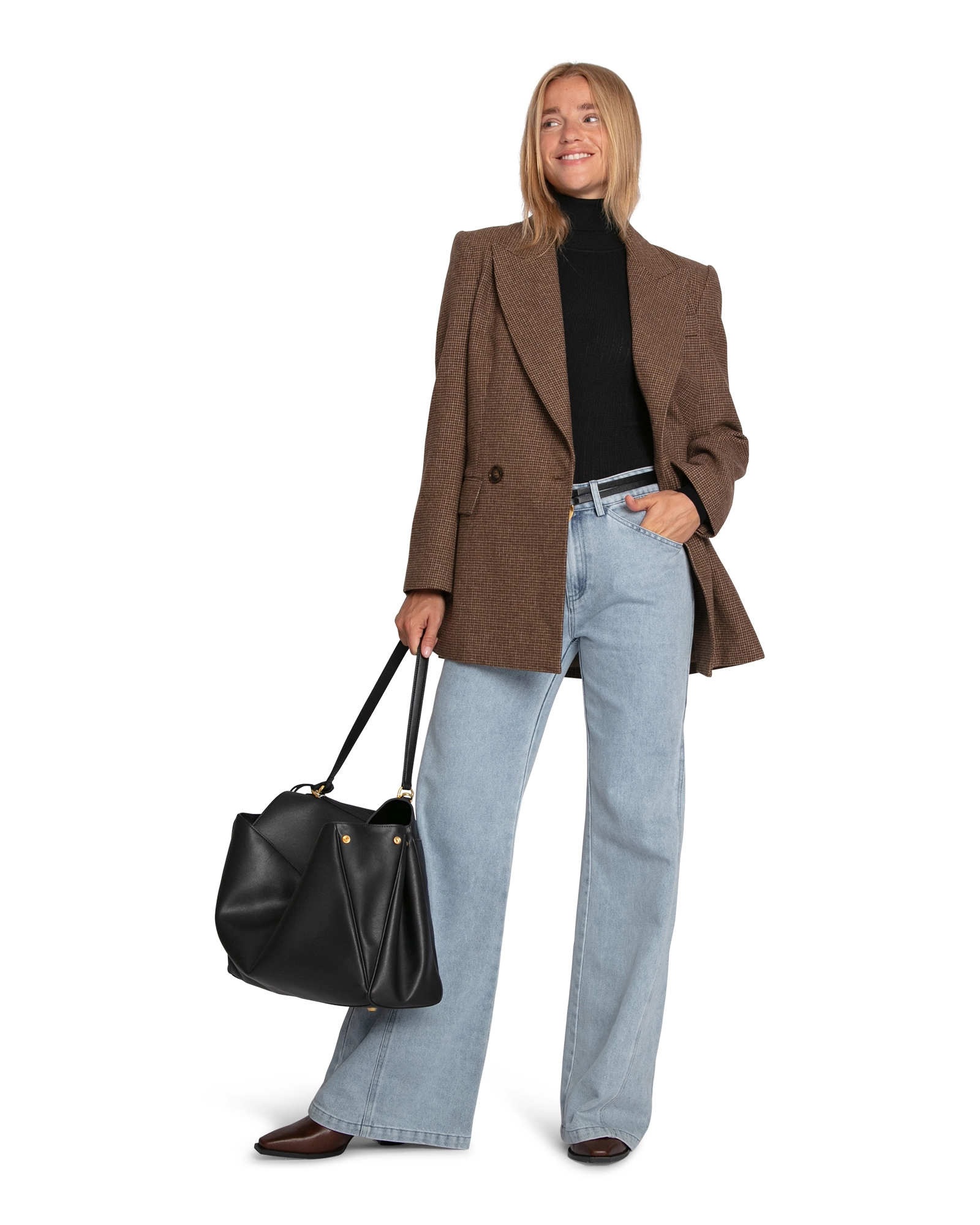 Belle & Bloom Womens Skyfall Leather Shoulder Bag