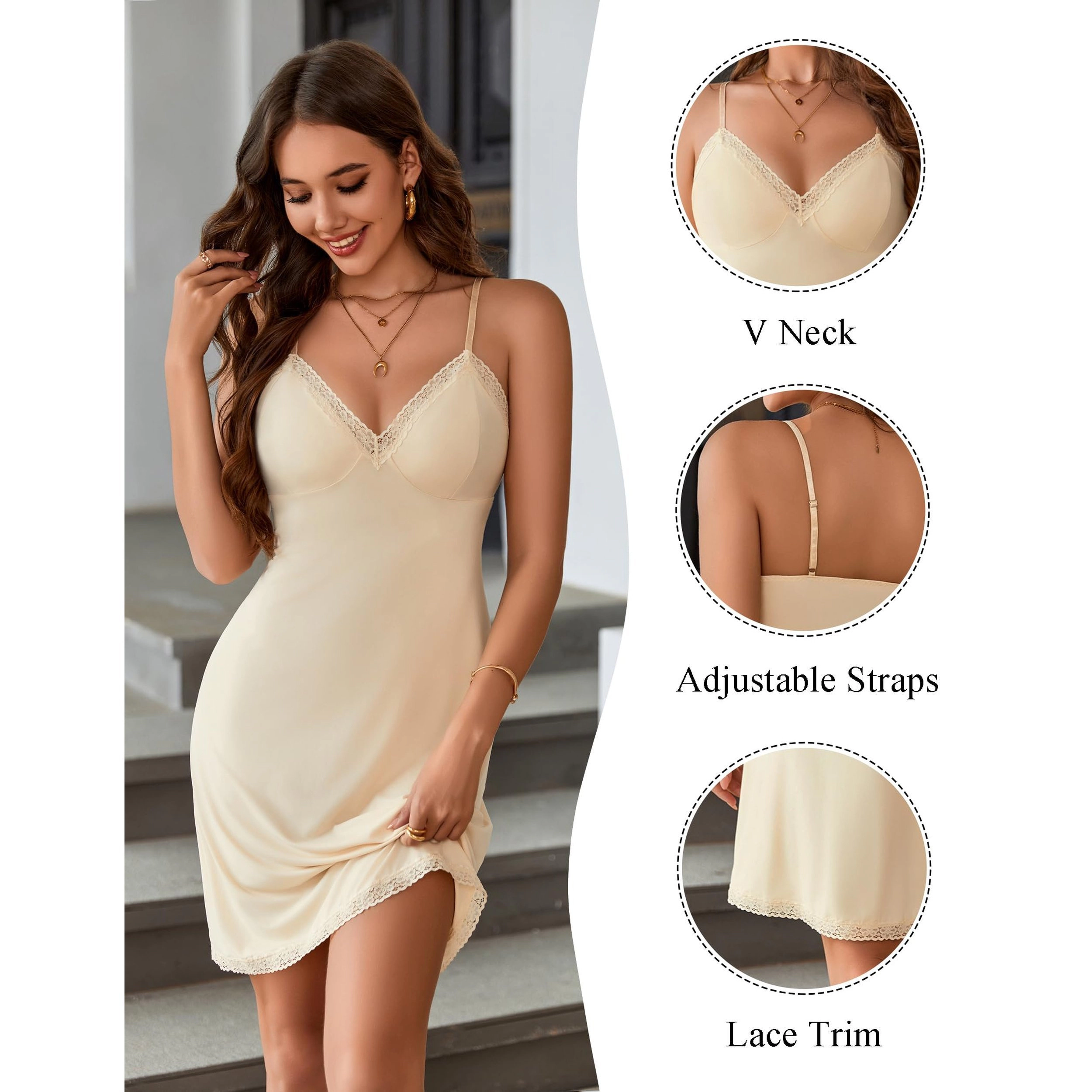 Avidlove Women's Lace Full Slip