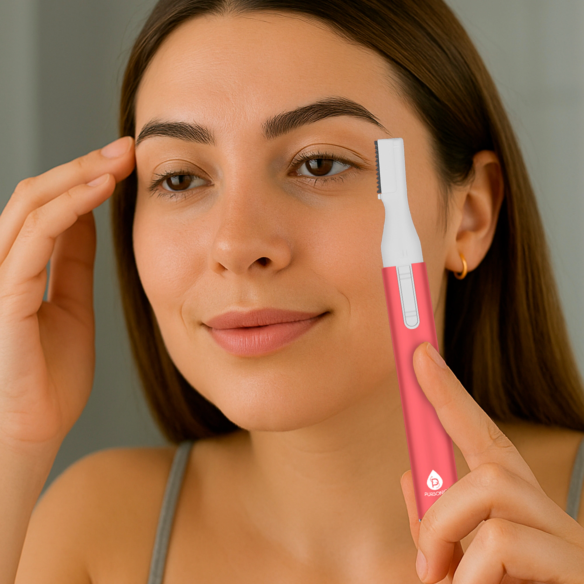 Pursonic Women’s Multi-Purpose Facial Hair Trimmer & Eyebrow Styling Kit