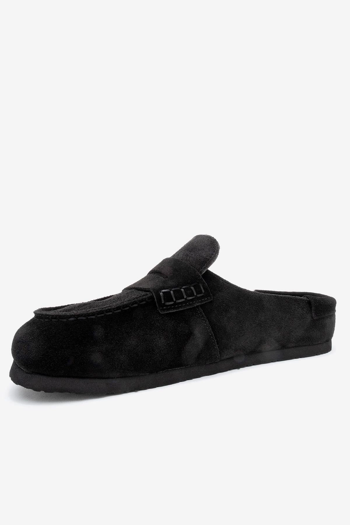 Forever & Always Womens Priva Leather Slip-On Slipper
