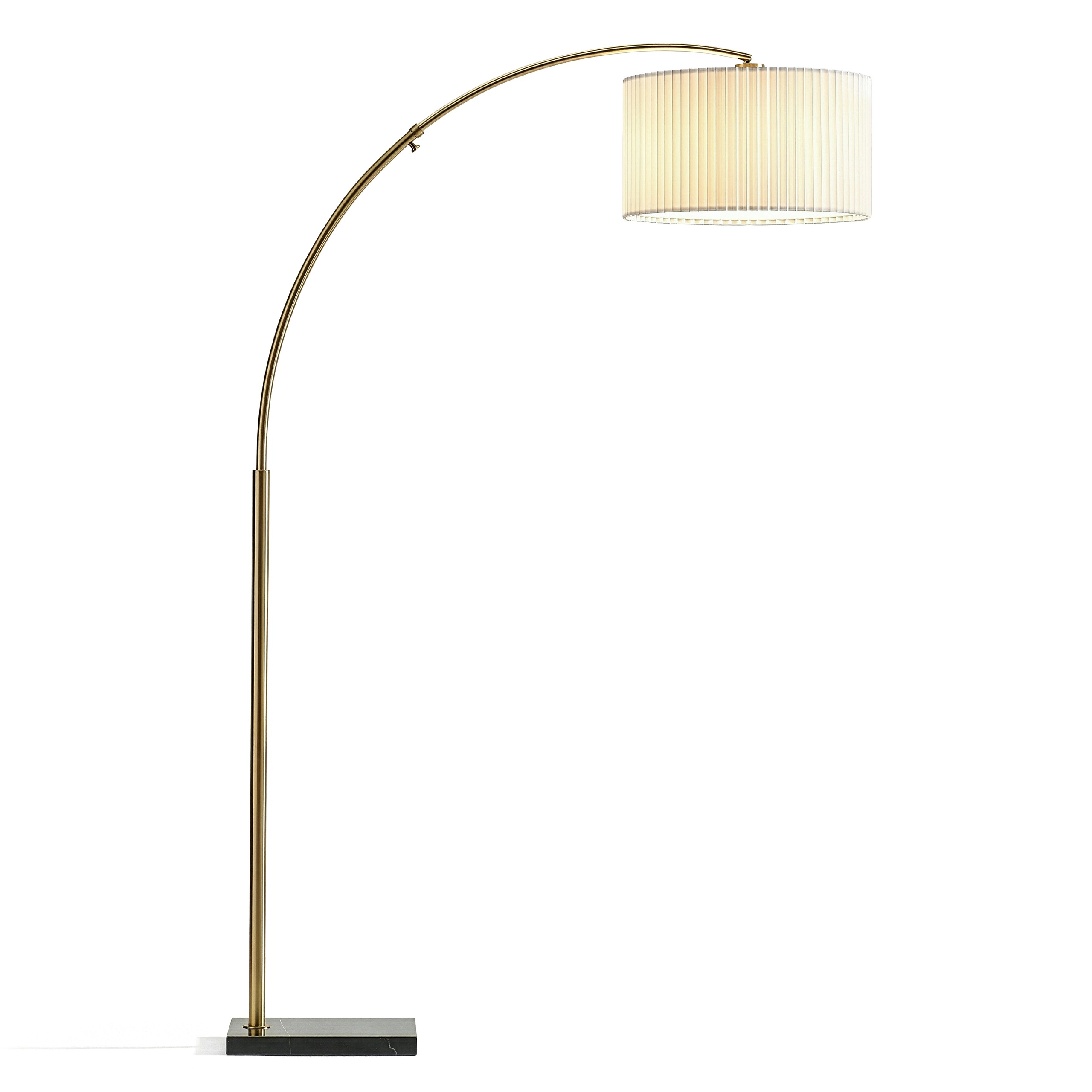 Brightech Logan Extendable Drum Floor Lamp