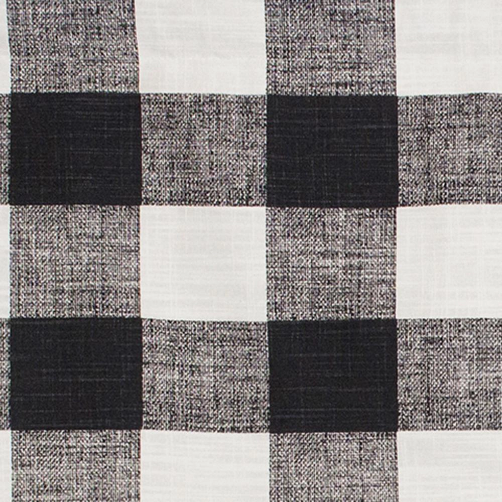 Grande Check Regal Style 3" Rod Pocket Valance 50" x 17" by RLF Home