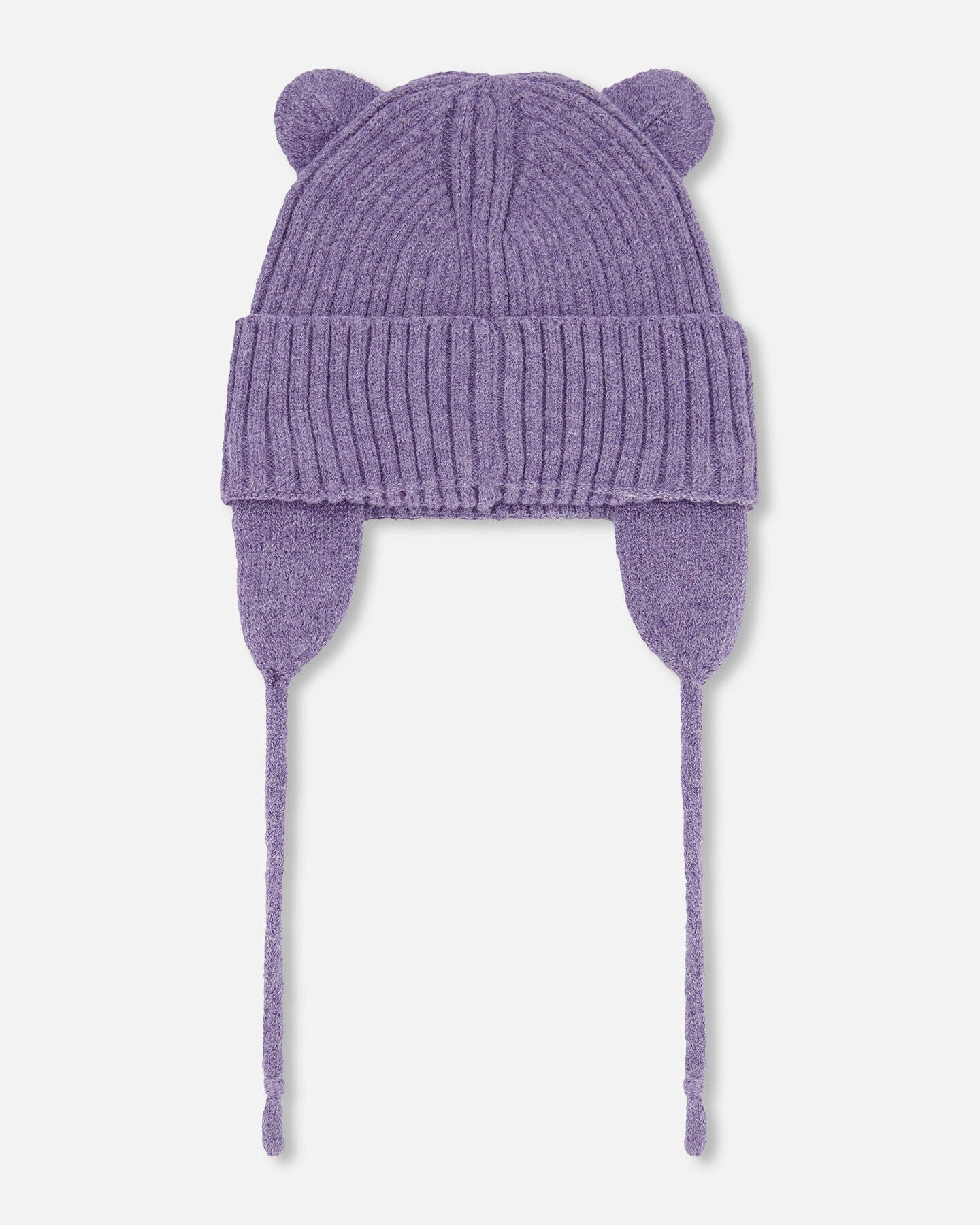 Deux par Girls Ribbed 3D Ear Knit Hat