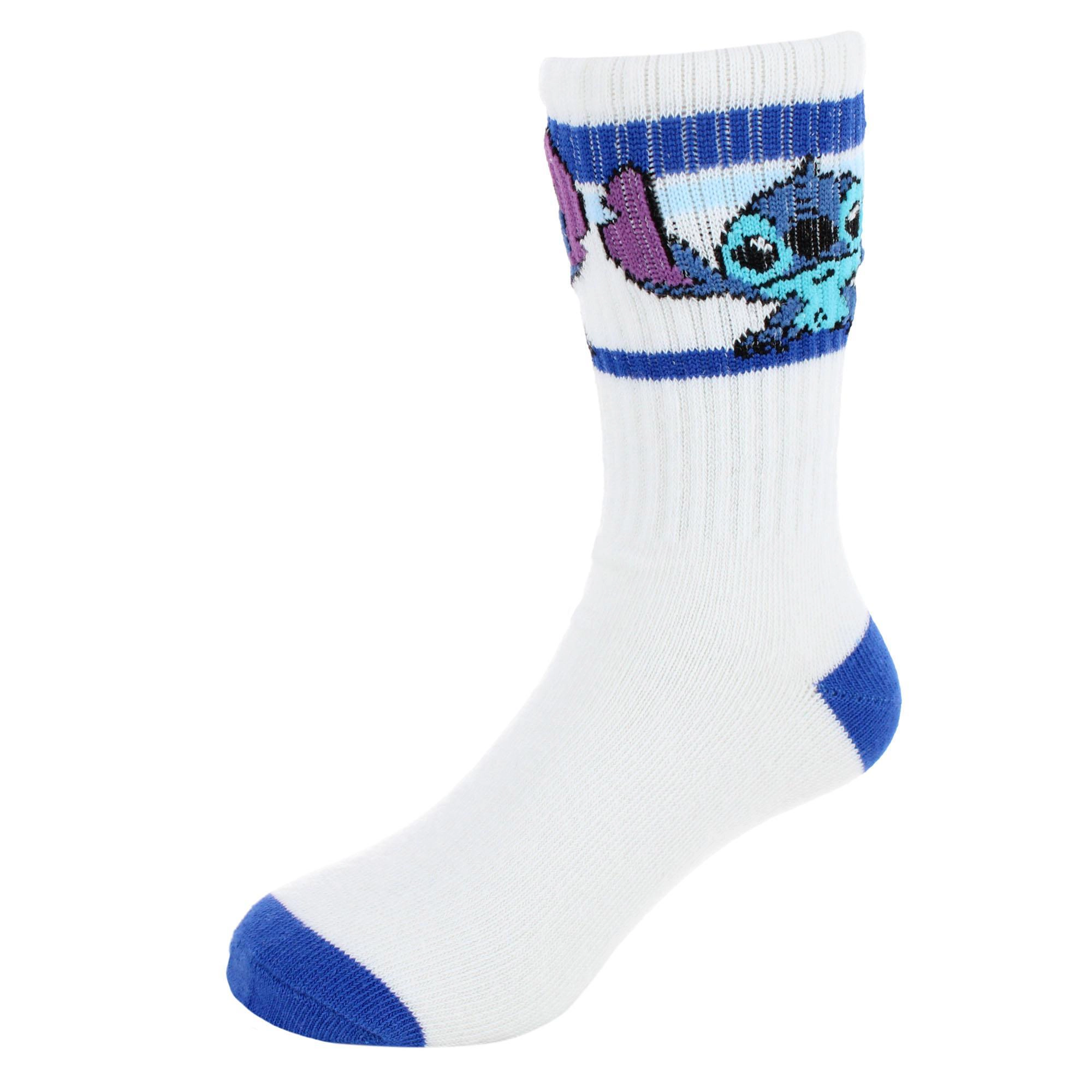 Textiel Trade Boy's Disney Lilo & Stitch Ribbed Athletic Socks (2 Pair)