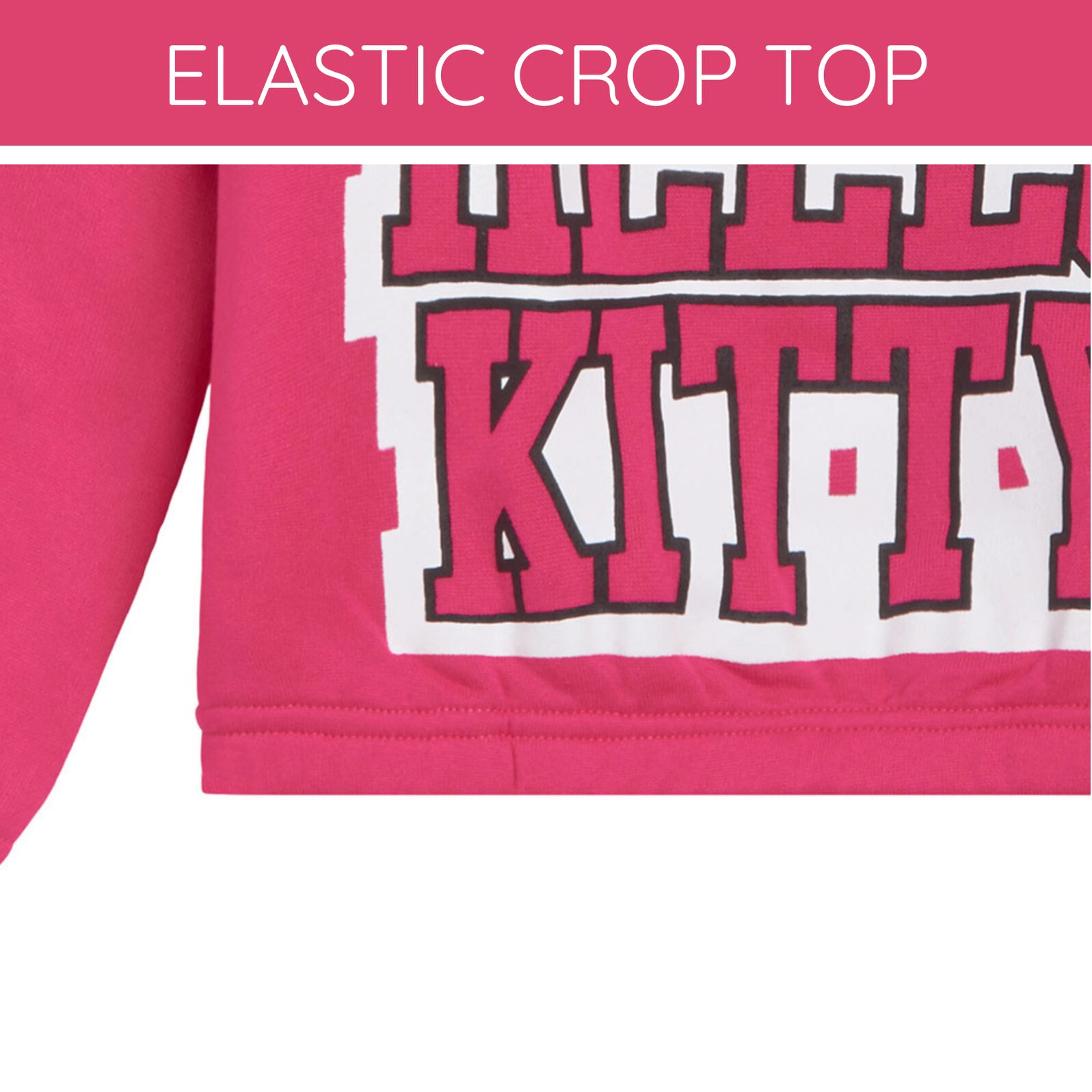 Hello Kitty Girls' Fleece Sweatshirt and Pants Set