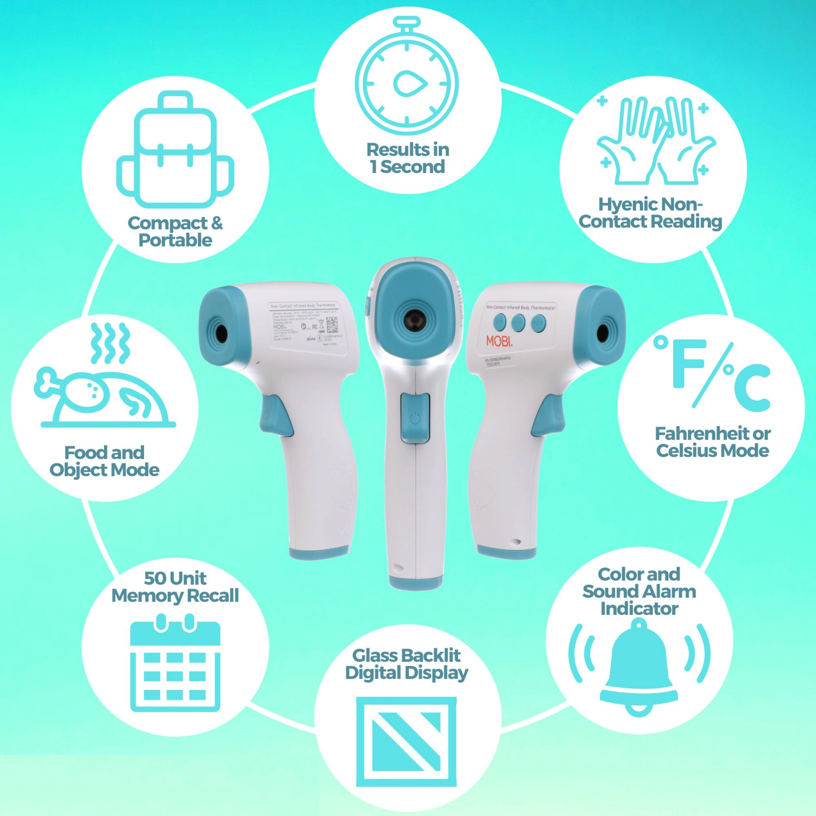 MOBI Digital Non-Contact Infrared Thermometer