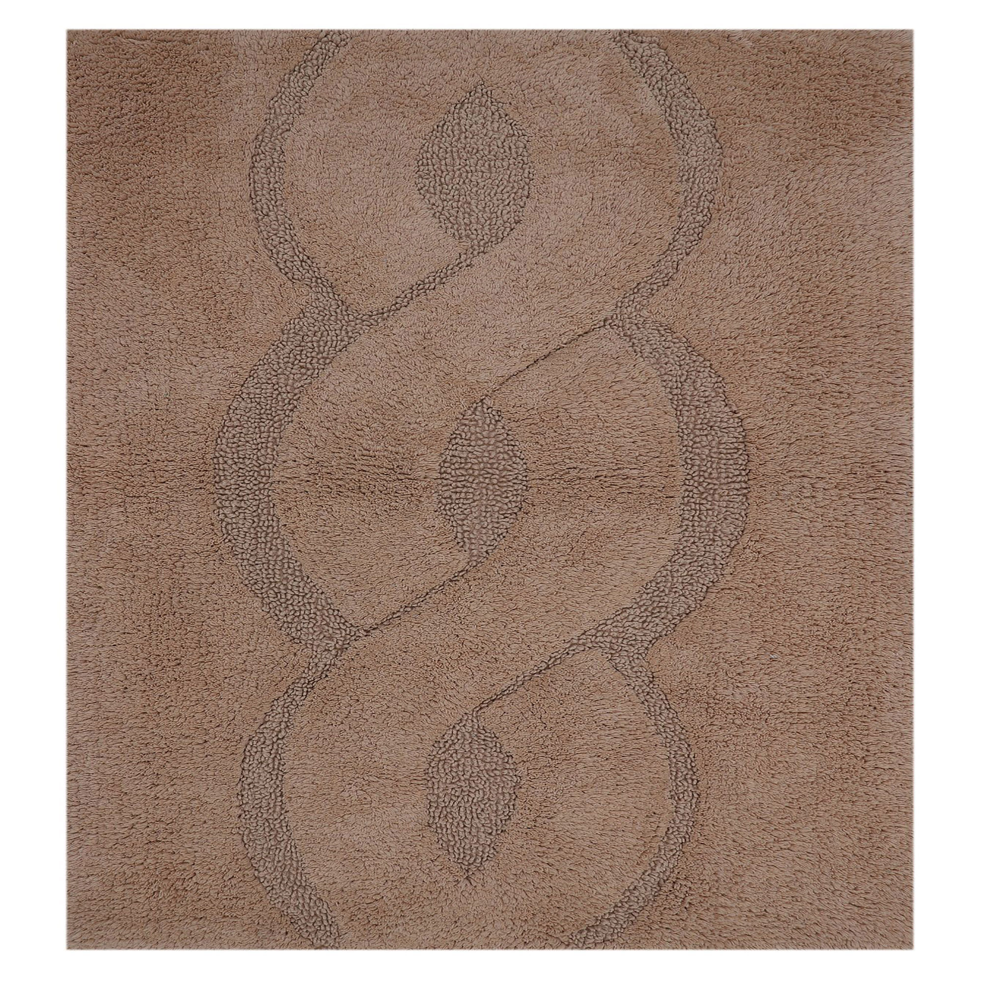 Perthshire Platinum Collection 100% Cotton Beautiful Sculptu Chain Design Bath Rug