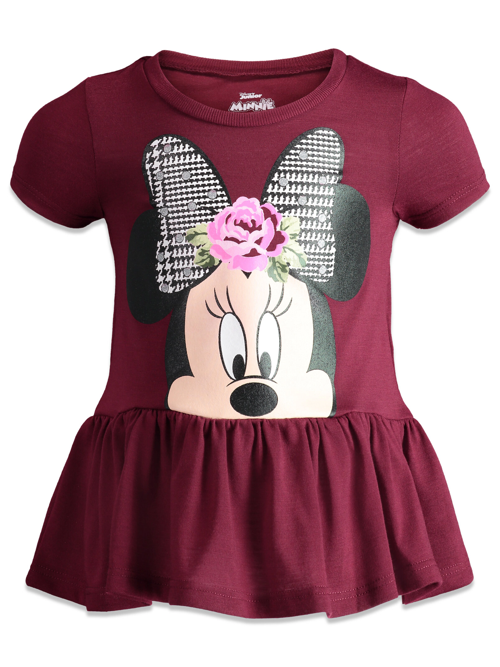 Disney Minnie Mouse Girls' 2-Piece T-Shirt and Leggings Set