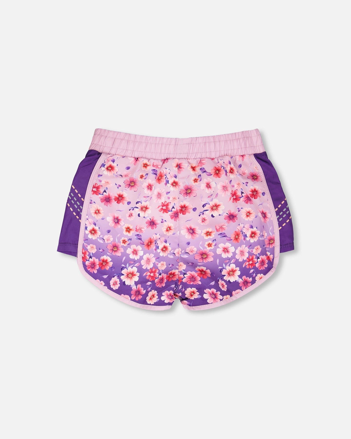 Deux par Girls Athletic Shorts Recycled Polyester Floral Gradient