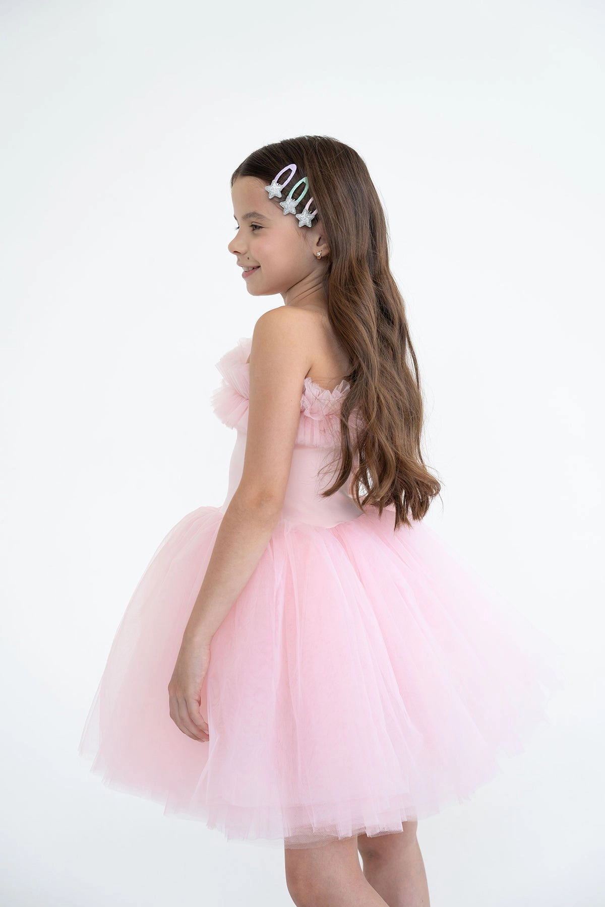 Mini Celebrities Girls One Shoulder Ruffle Tutu Dress