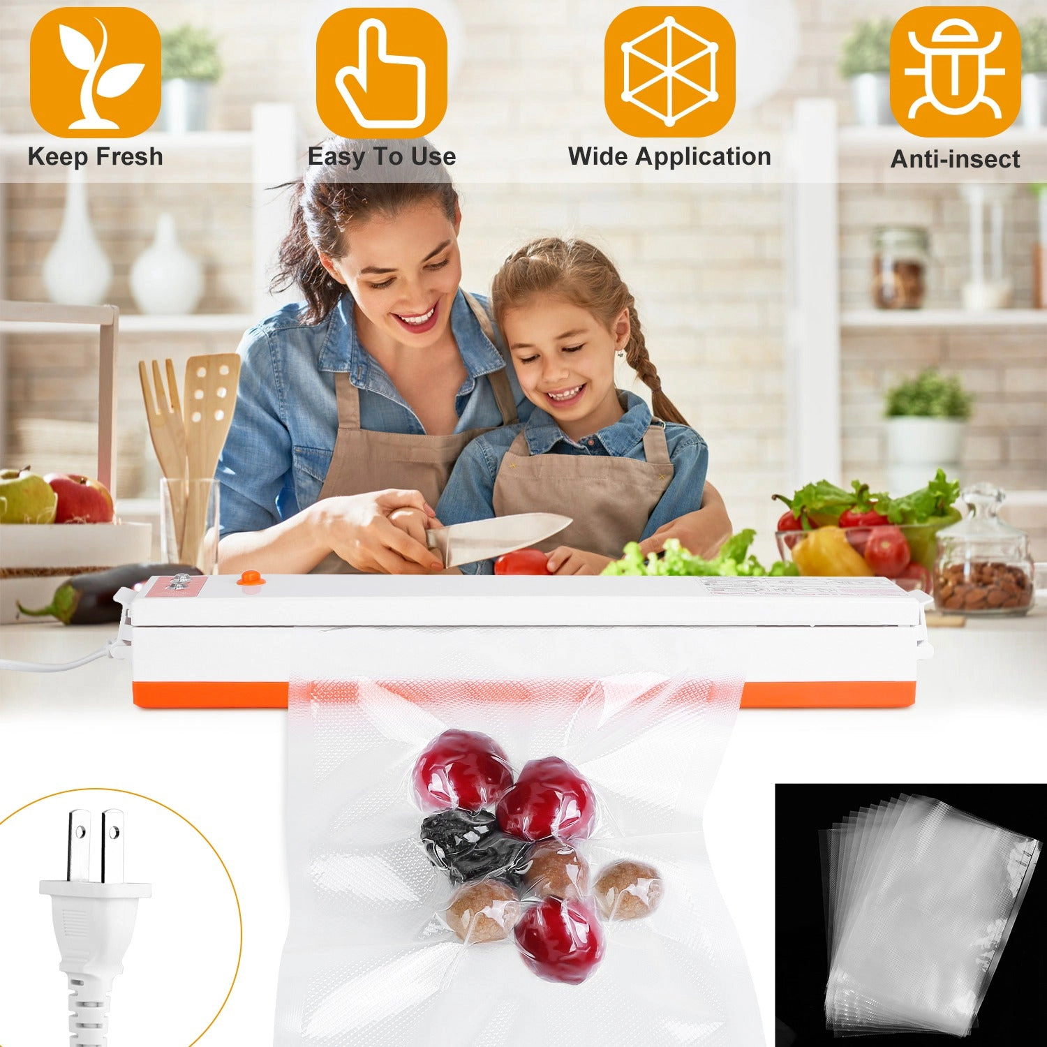 GBruno Automatic Electric Vacuum Sealer Machine