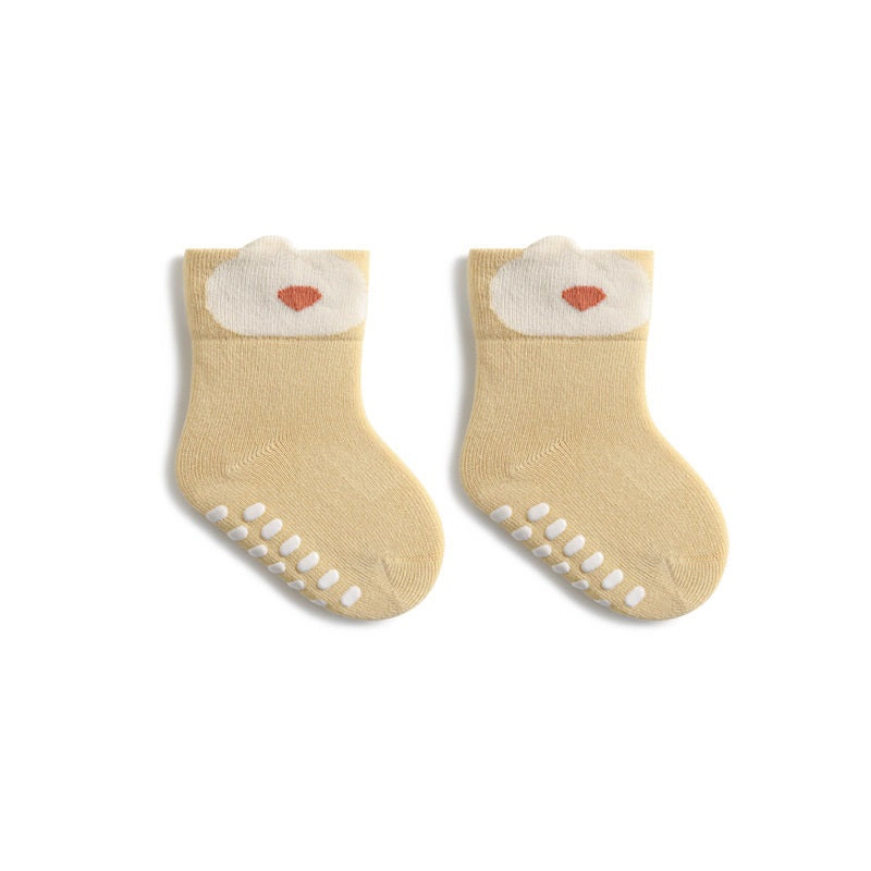 MyKids-USA Spring Baby Breathable Animals Cartoon Design Socks Non-Slip