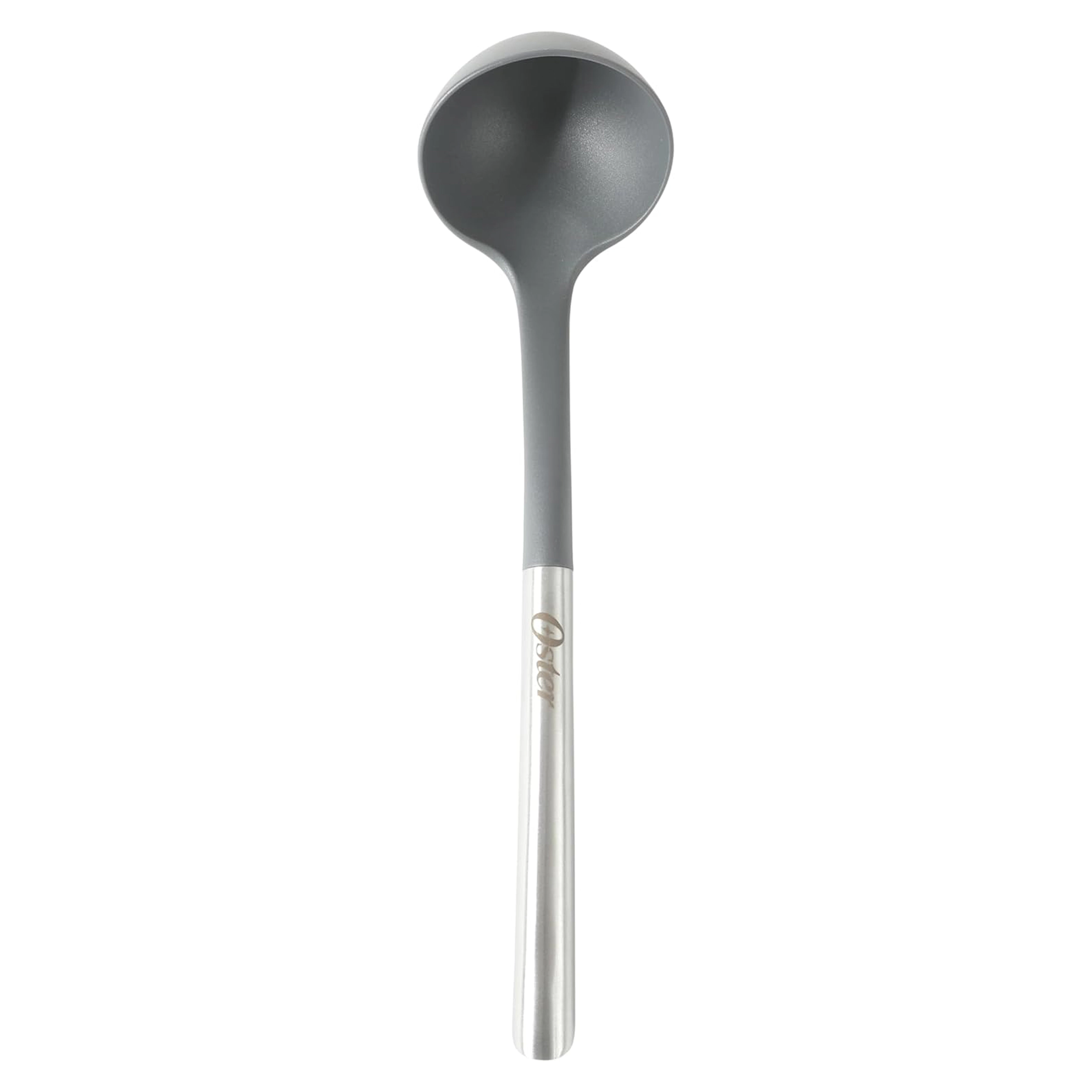 Oster Chadswyck 13 Inch Nylon Ladle With Stainless Steel Handle in Silver