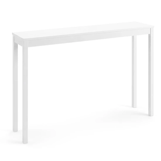 Hivvago Wooden Console Table Modern Farmhouse Sofa Table With Thickened Top
