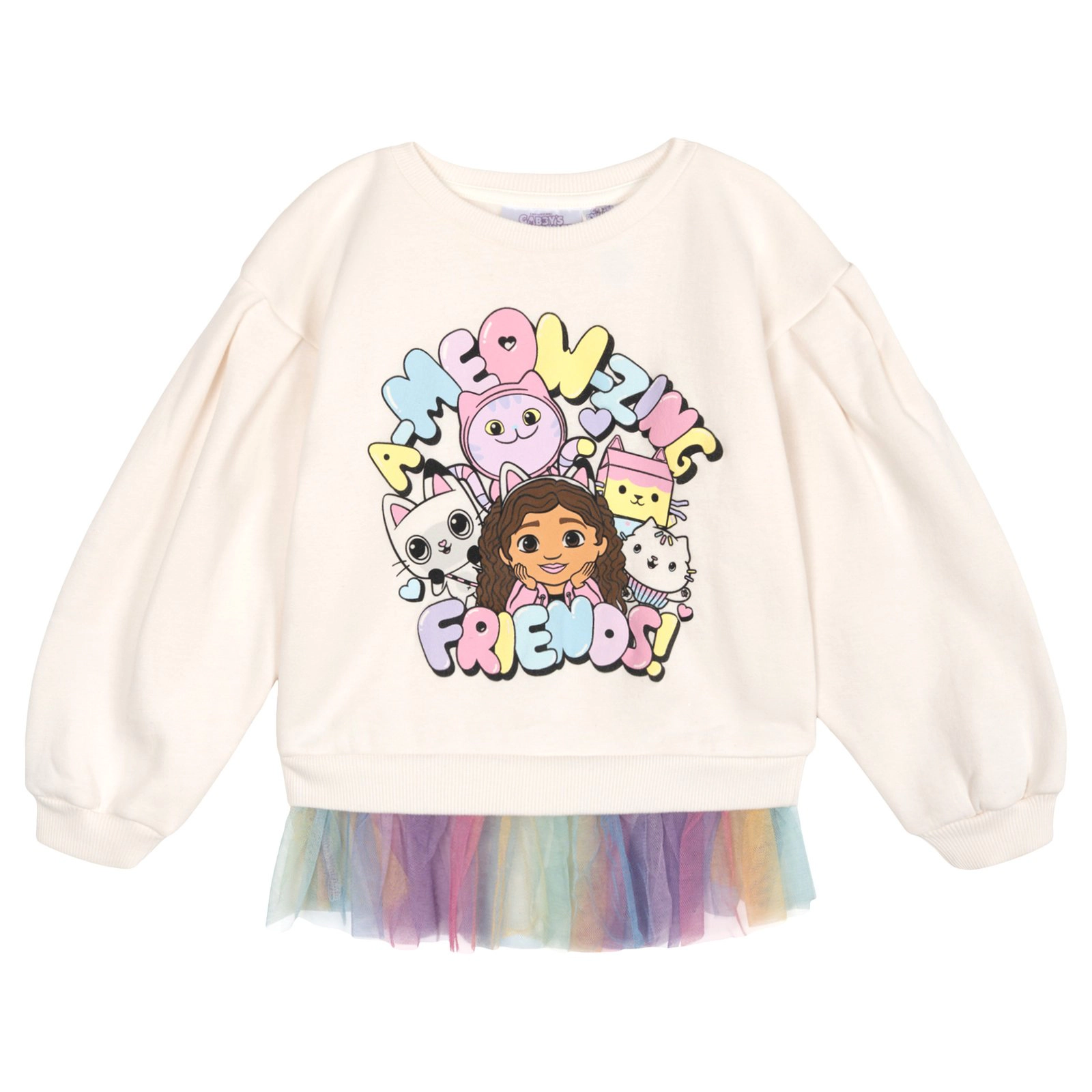 Dreamworks Gabby's Dollhouse Girls' 2-Piece Fleece Sweatshirt and Leggings Set