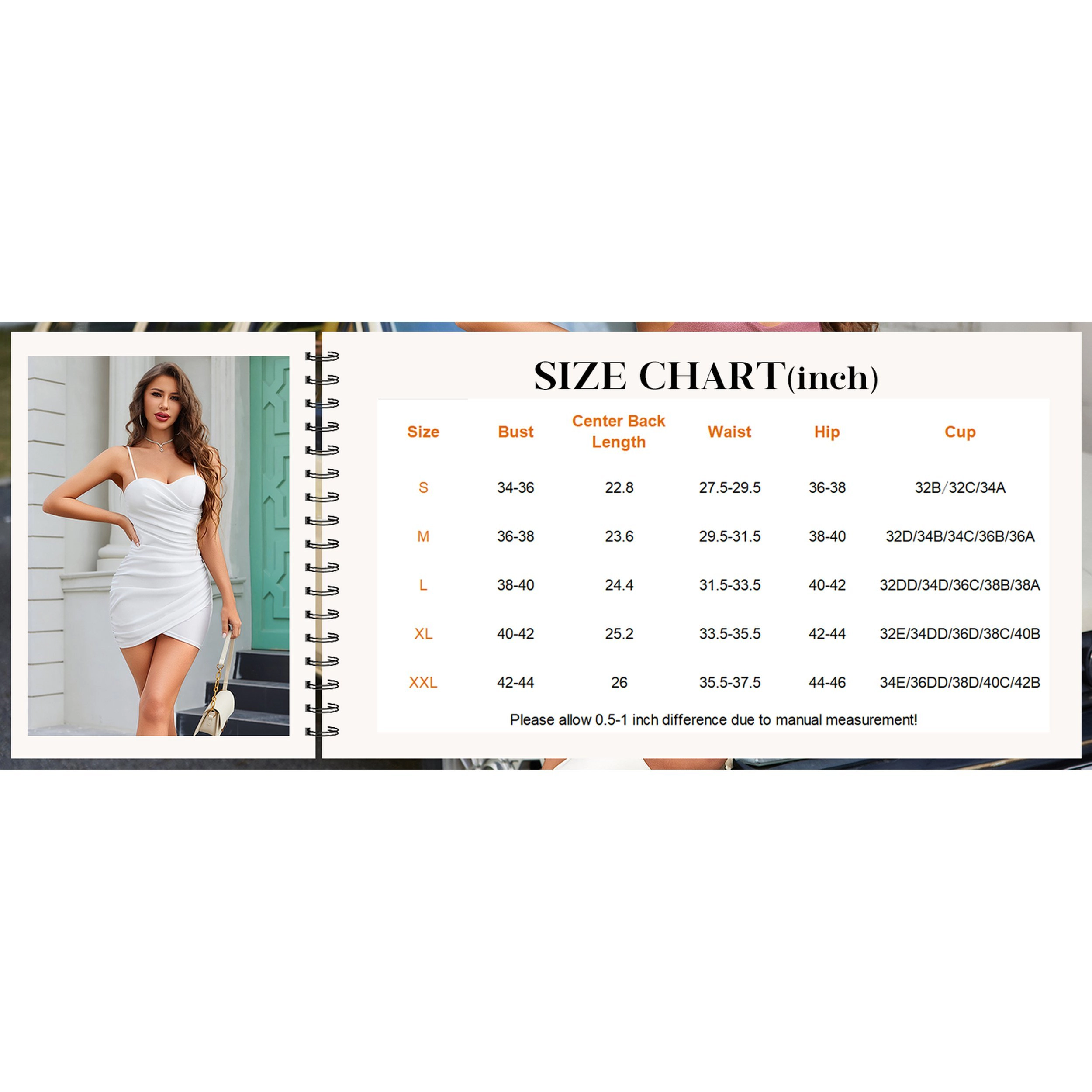 Avidlove Women's Spaghetti Strap Ruched Bodycon Mini Dress