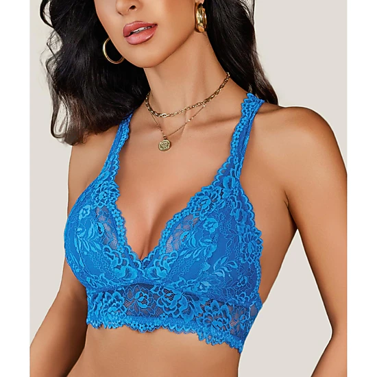 Avidlove Women's Wireless Lace Racerback Bralette Camisole Top