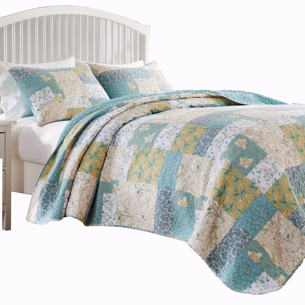 Greenland Home Fashions Evangeline Luxurious Comfortable 3 Piece s Quilt Set