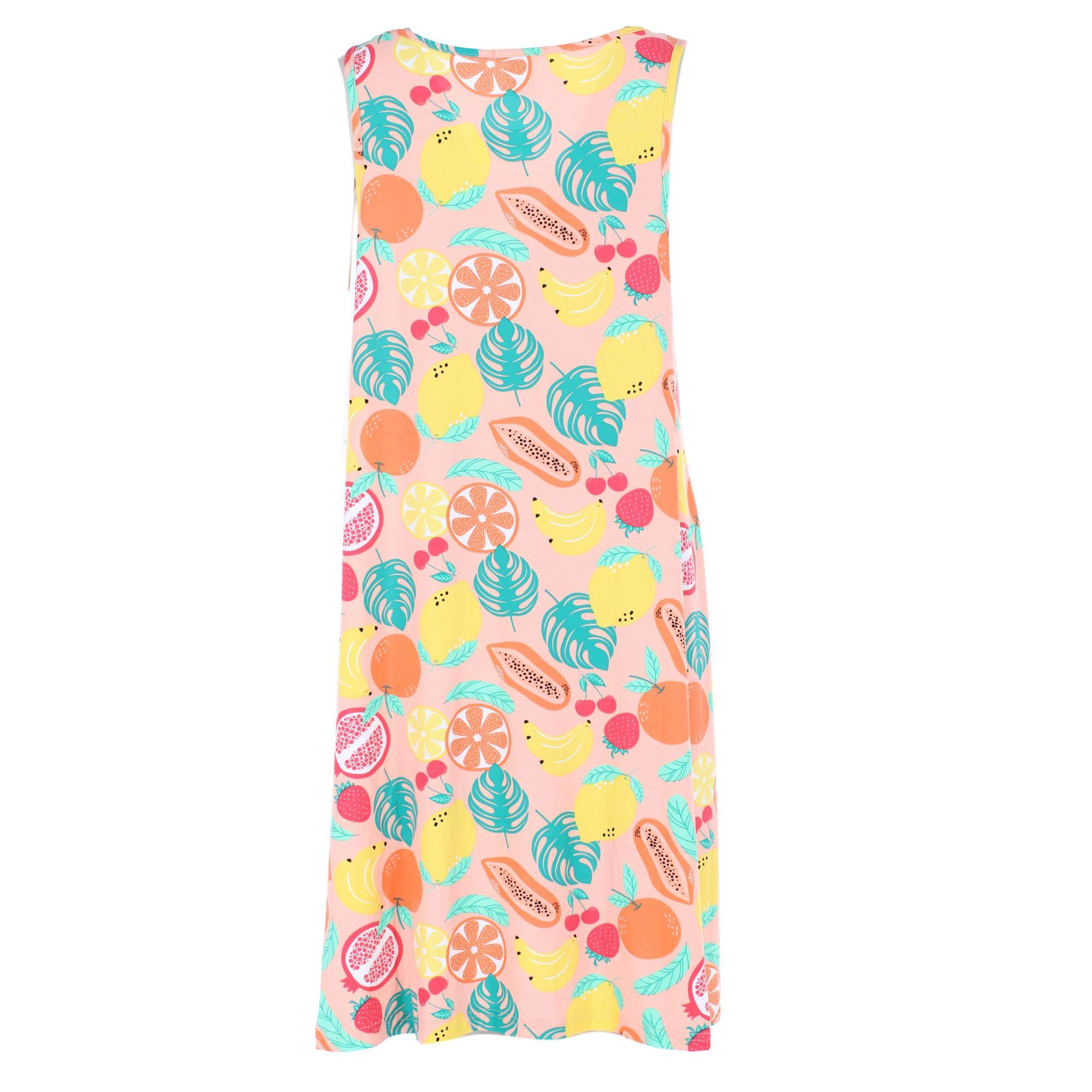 CTM Women's Fruit Botanical Chemise Nightgown by Elegant Emily