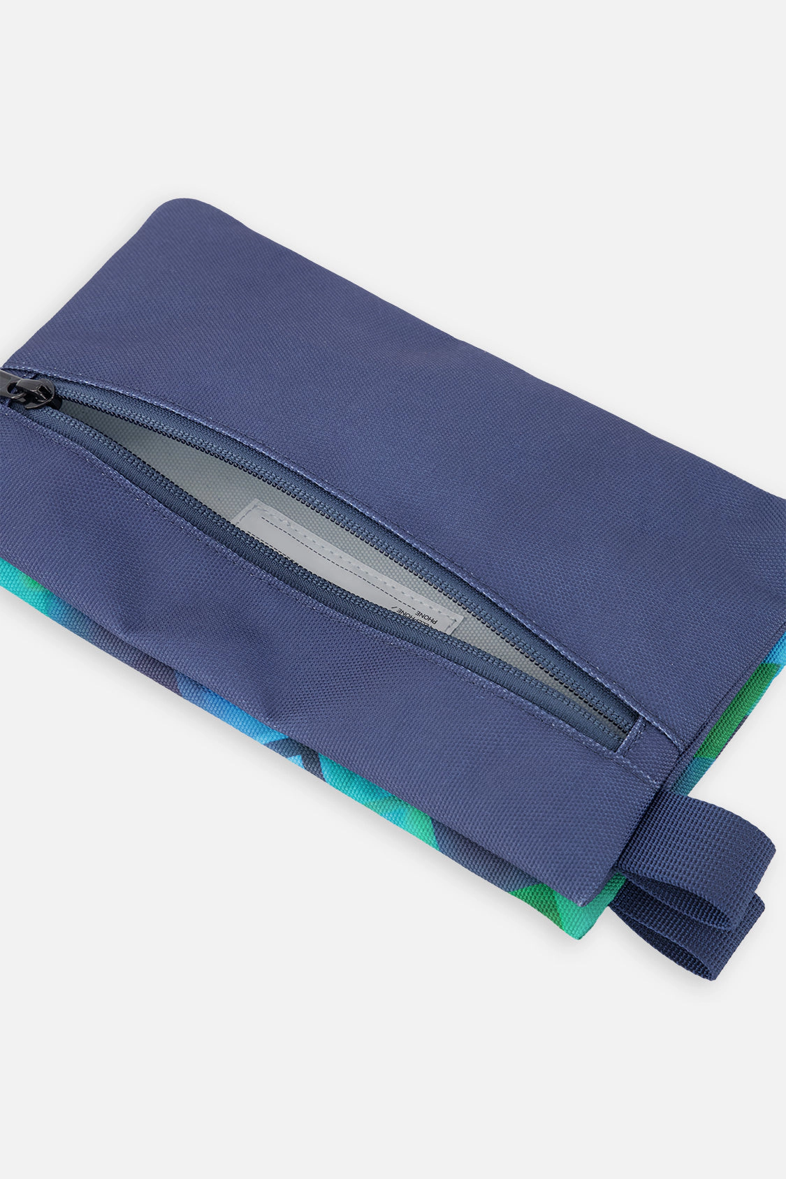 Deux par Deux Boys Diamond Print Double-Compartment Pencil Case