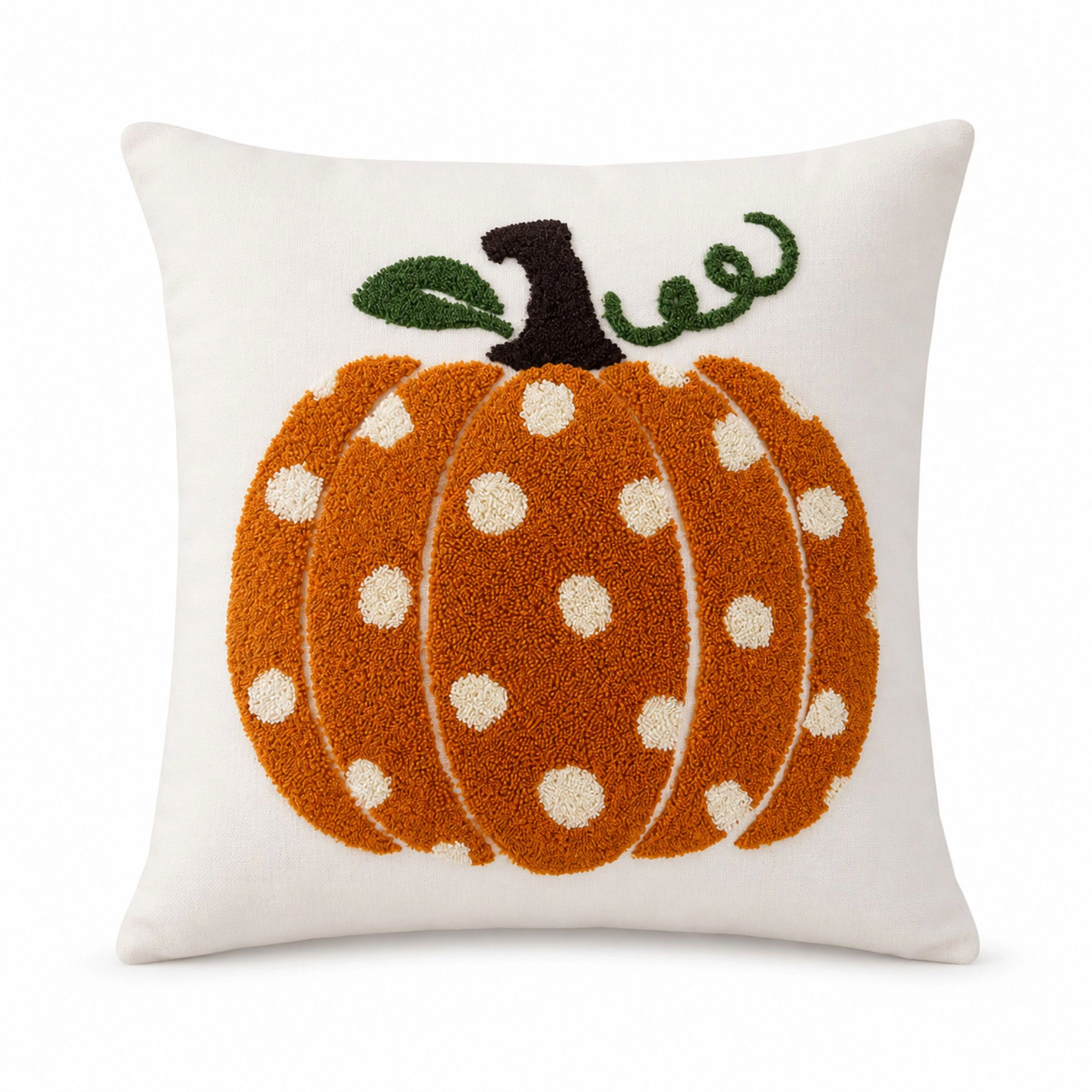 Alilang Halloween Fall Pumpkin Ghost Decorative Throw Pillow Cover 17.7 x