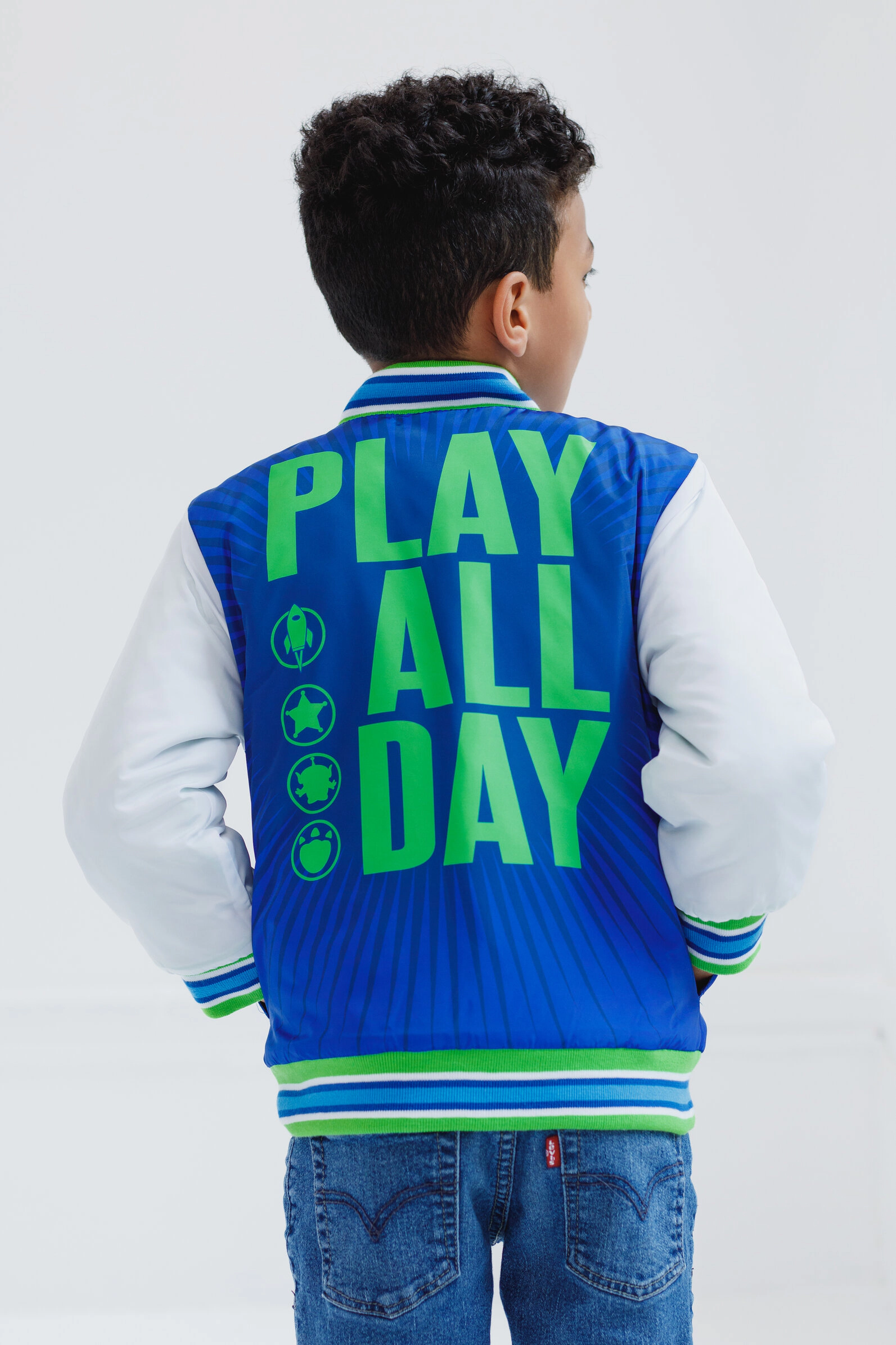 Disney Pixar Zip-Up Bomber Jacket