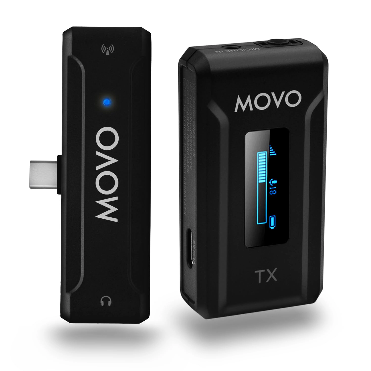 Movo WMX-2-C Wireless Microphone for USB-C Devices
