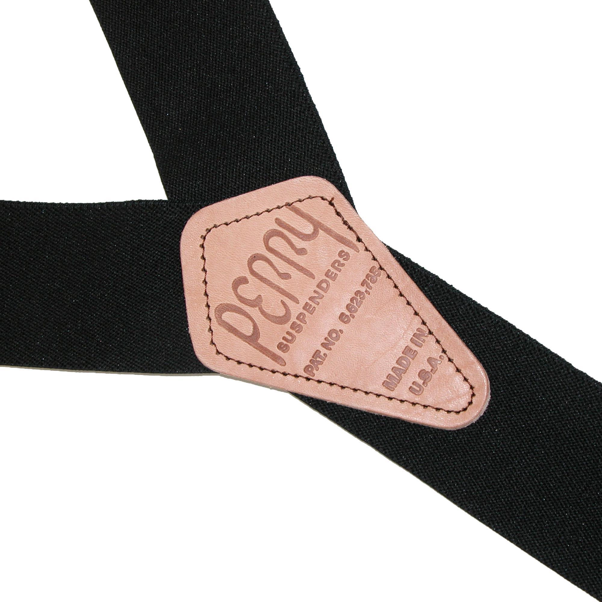 Perry Suspenders Men's Elastic 2 Inch Hook End (Tall Available)