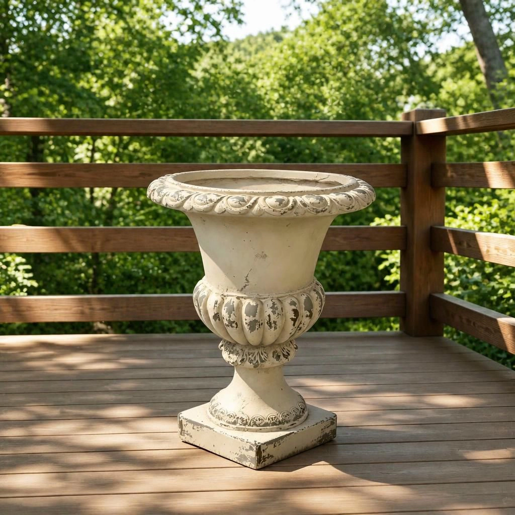 WOW PIONEER Tall Magnesium Oxide Garden Planter