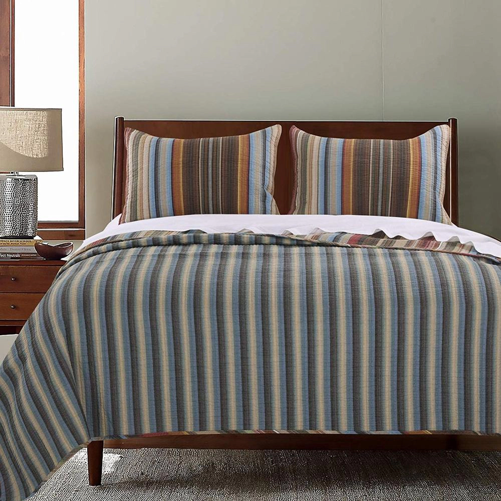 Majestic Durango Stripe Oversized Bonus Bedding Set byland Home Fashions