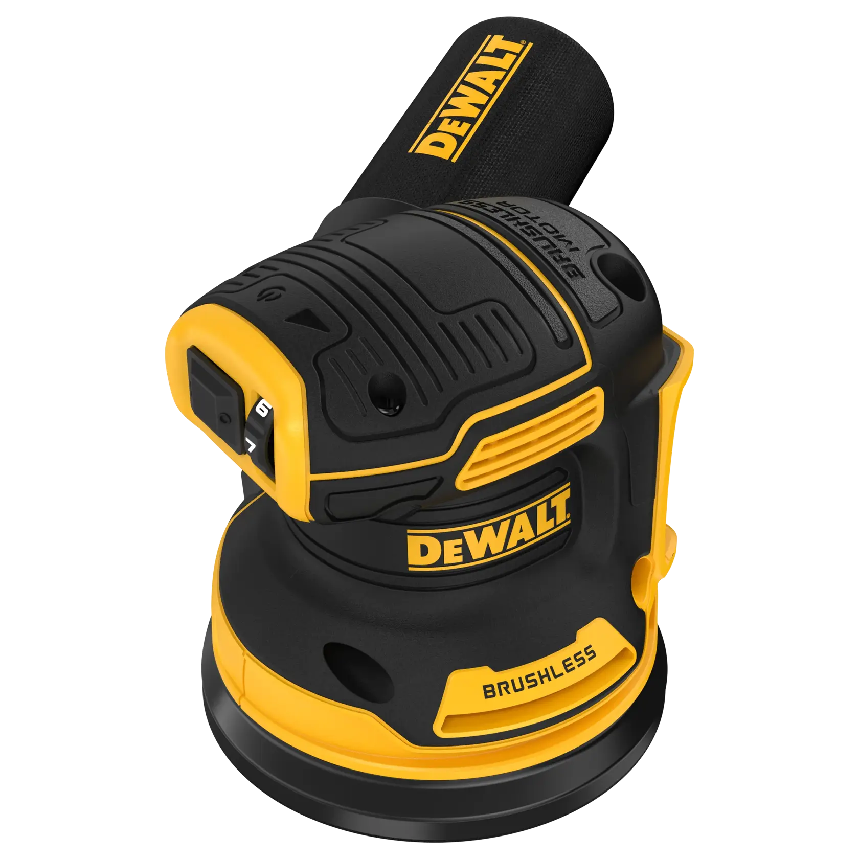DEWALT DCW210B 20V MAX Orbital Sander, 12,000 OPM, Brushless Motor for Extra Long Run Time, Bare Tool Only (DCW210B)