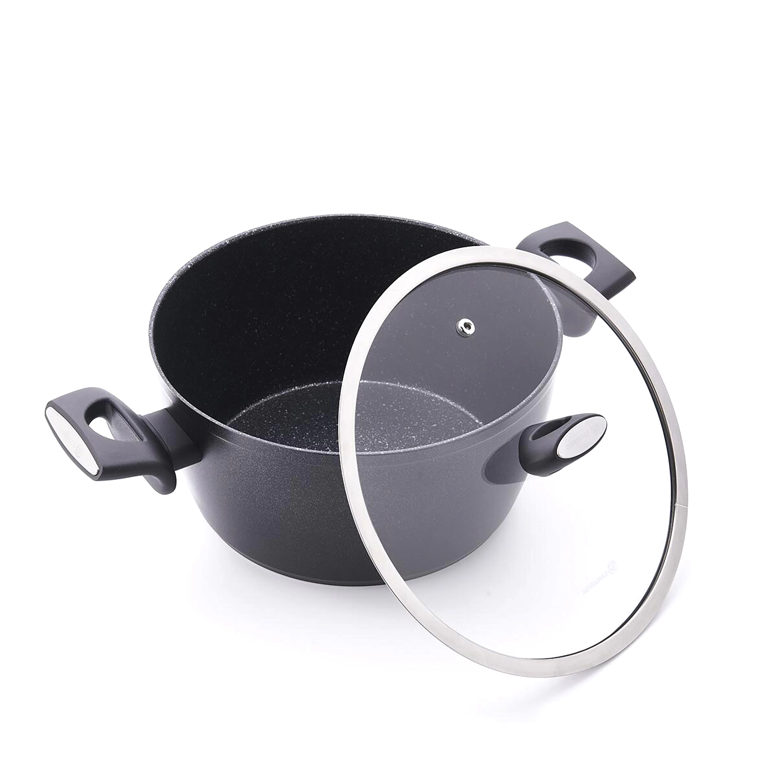 Korkmaz Nora 2 Piece Liter Alumium Nonstick Casserole Dish with Lid
