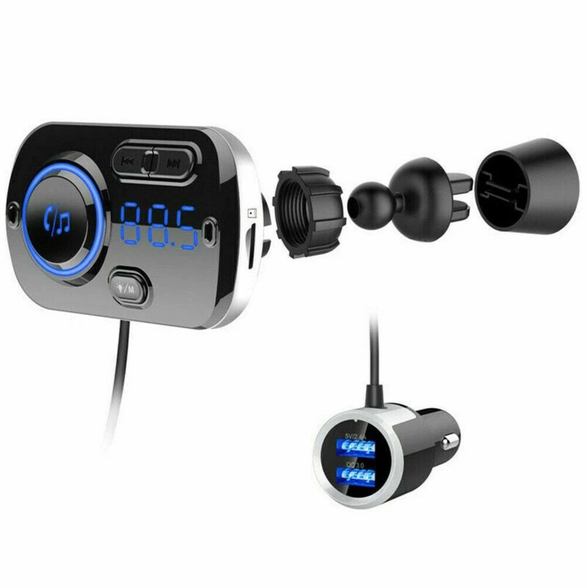 Home Collection Bluetooth 4.2 Car FM Transmitter MP3 Player with Dual USB