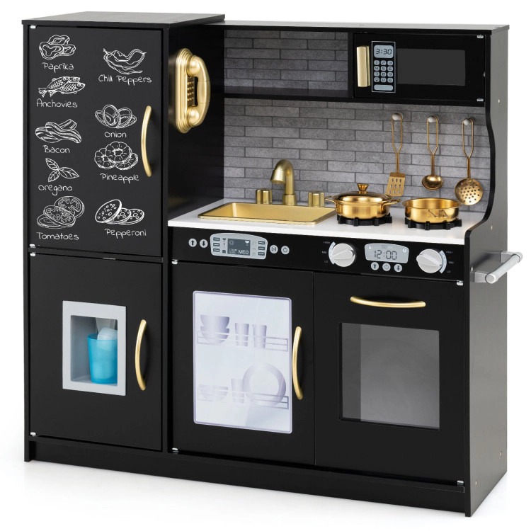 Hivvago Toddler Pretend Play Kitchen for Boys and Girls