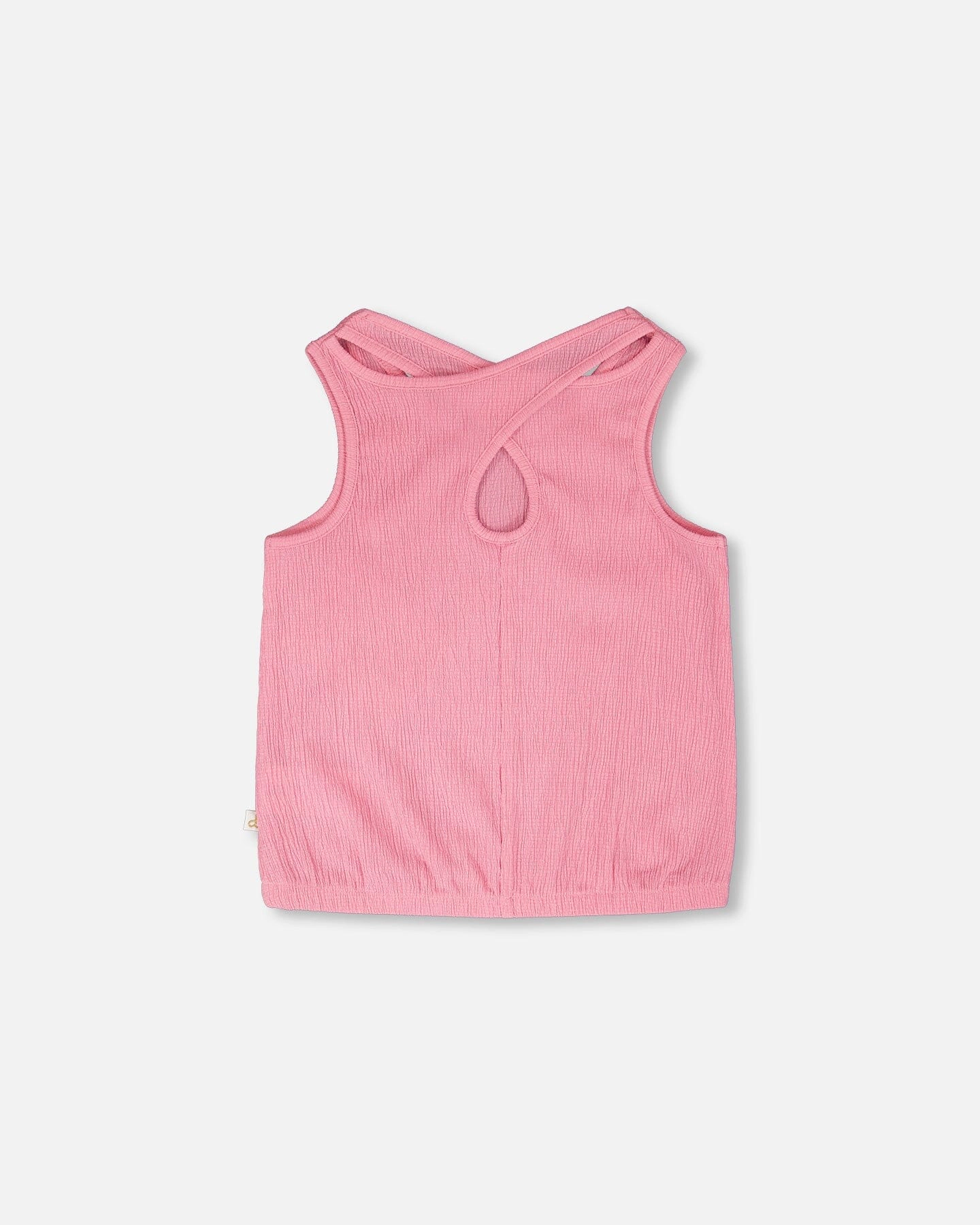 Deux par Deux Girls Crinkle Jersey Tank Top