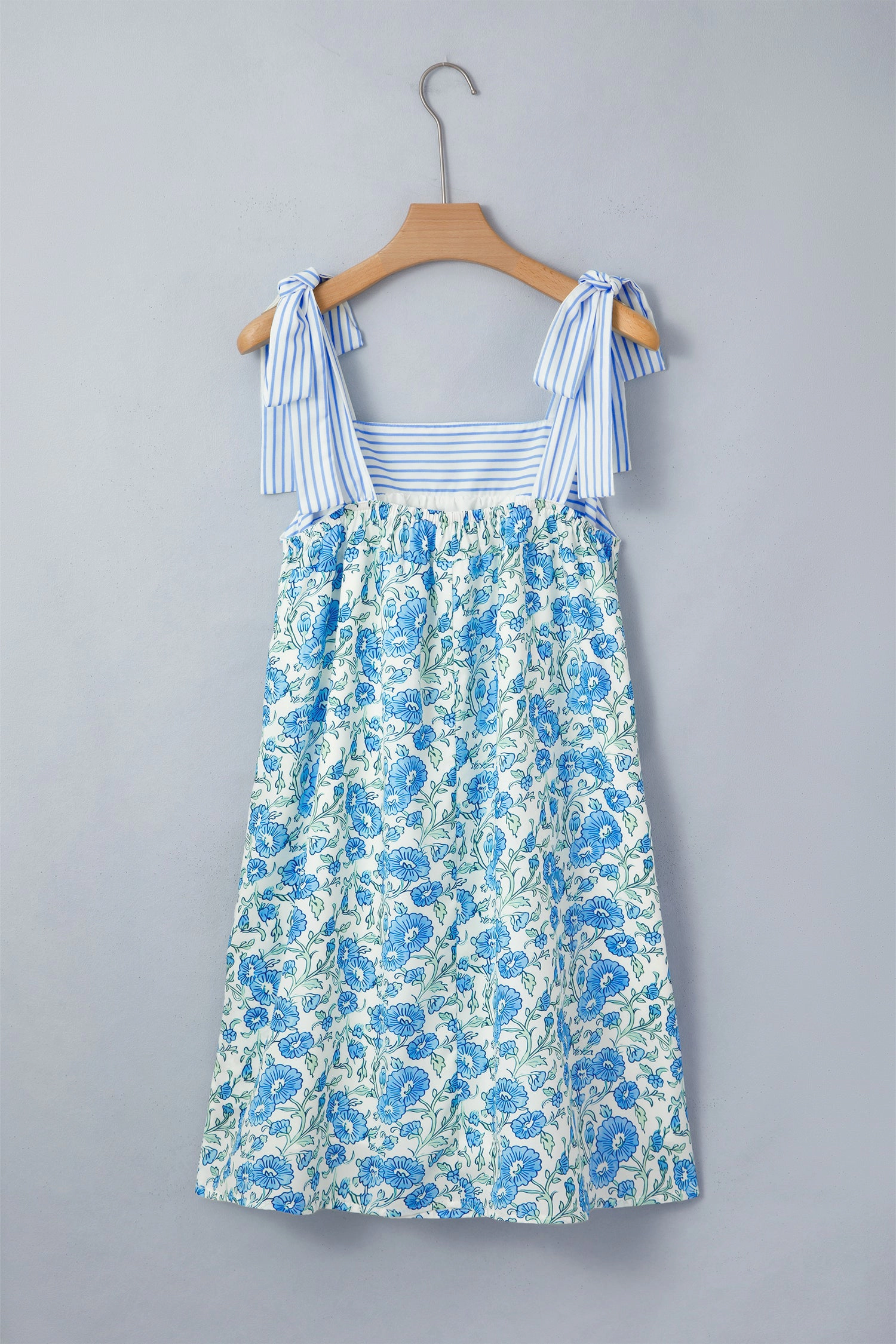 Threaded Pear Womens Estelle Knot Straps Mini Dress