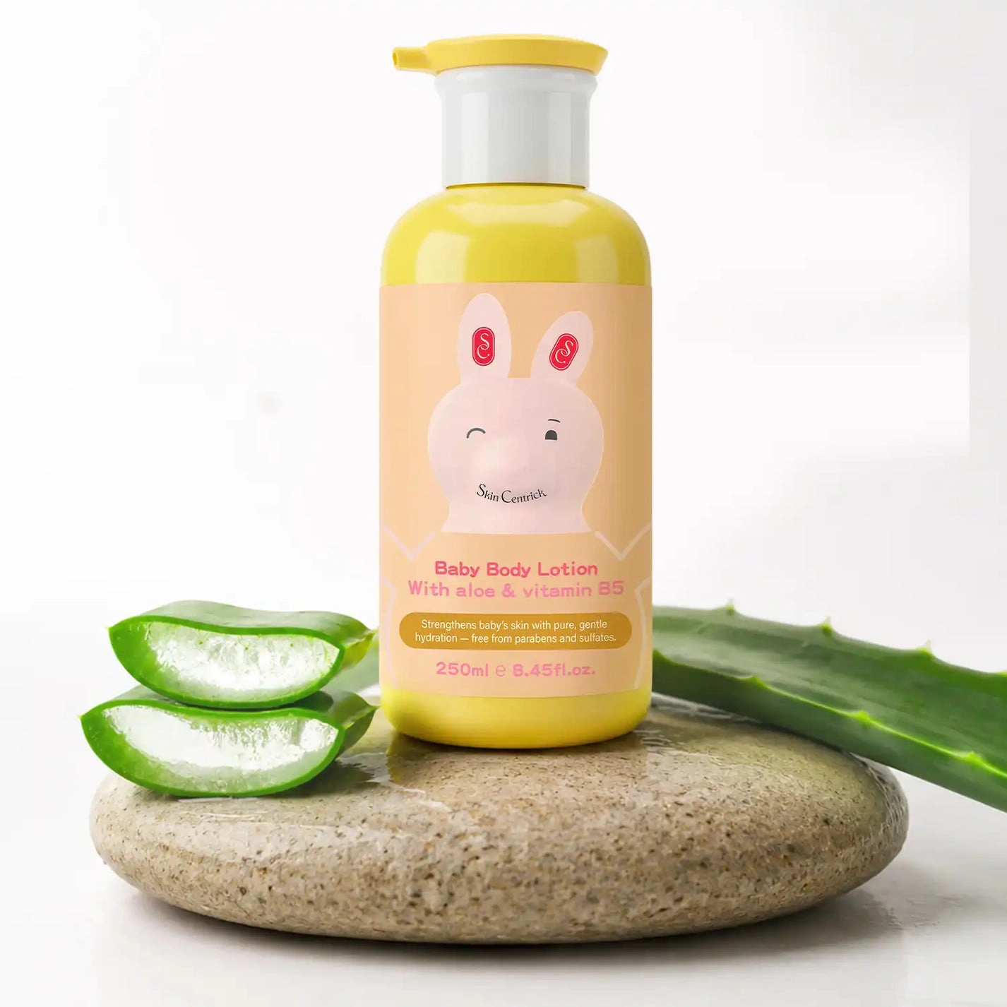 Skin Centrick Baby Body Lotion - Aloe Vera & Hyaluronic Acid, Coconut Oil - 8.45 Oz