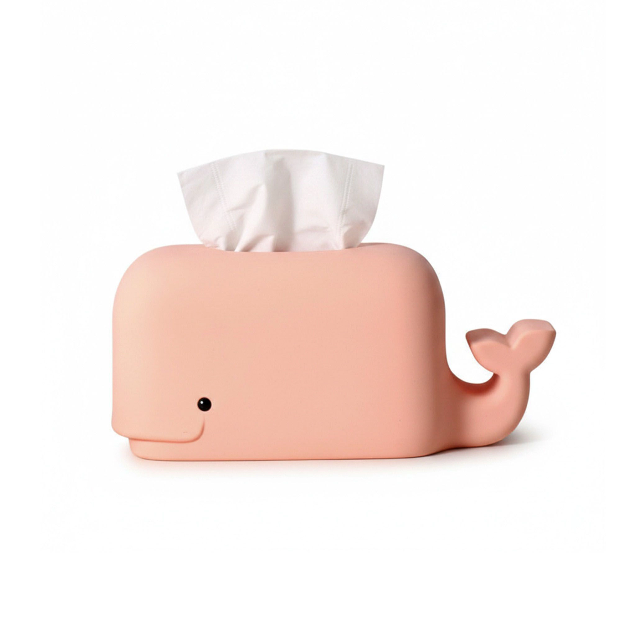 Alilang Unisex Whale Shape Tissue Box Cover Soft Decorative Tabletop Holder