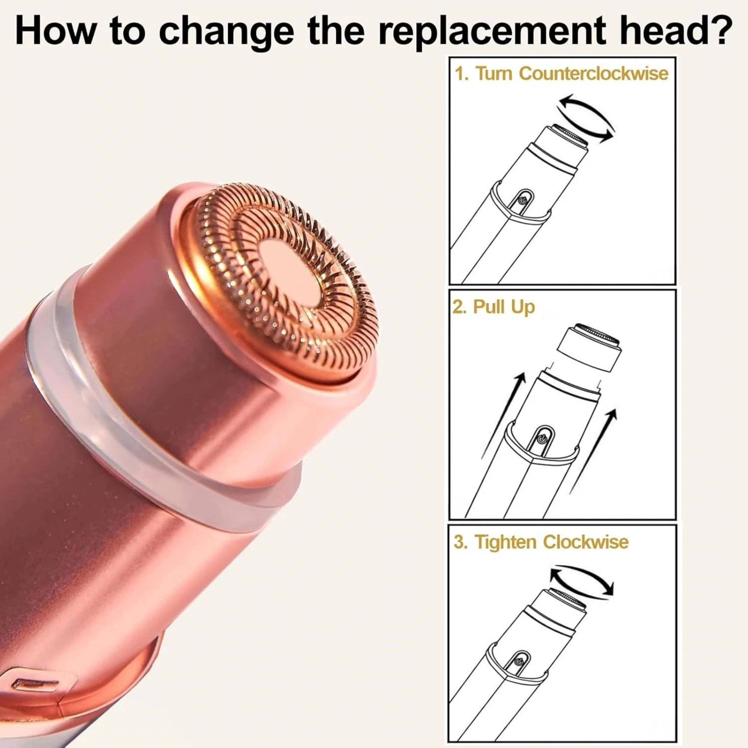 Home Collection Generation 3 Facial Hair Remover Replacement Head Blade
