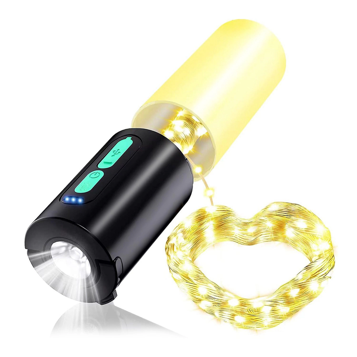 GBruno 4-in-1 Rechargeable Camping String Light